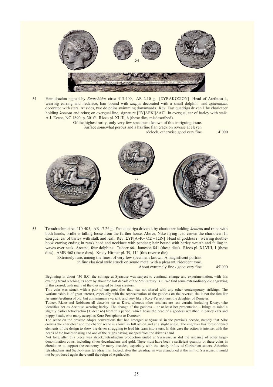 Numismatica Ars Classica Auction 54 (2010) page 25