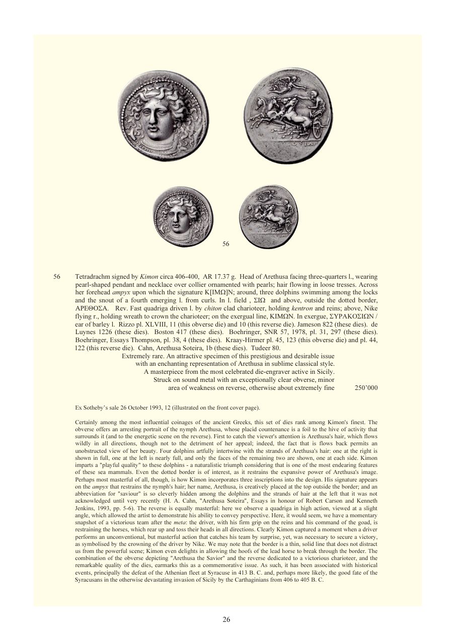 Numismatica Ars Classica Auction 54 (2010) page 26