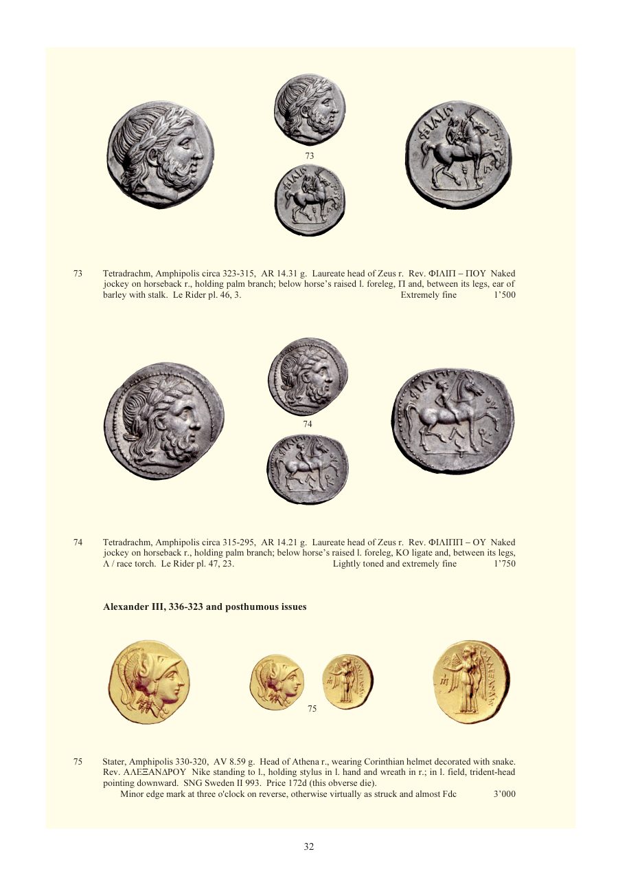 Numismatica Ars Classica Auction 54 (2010) page 32