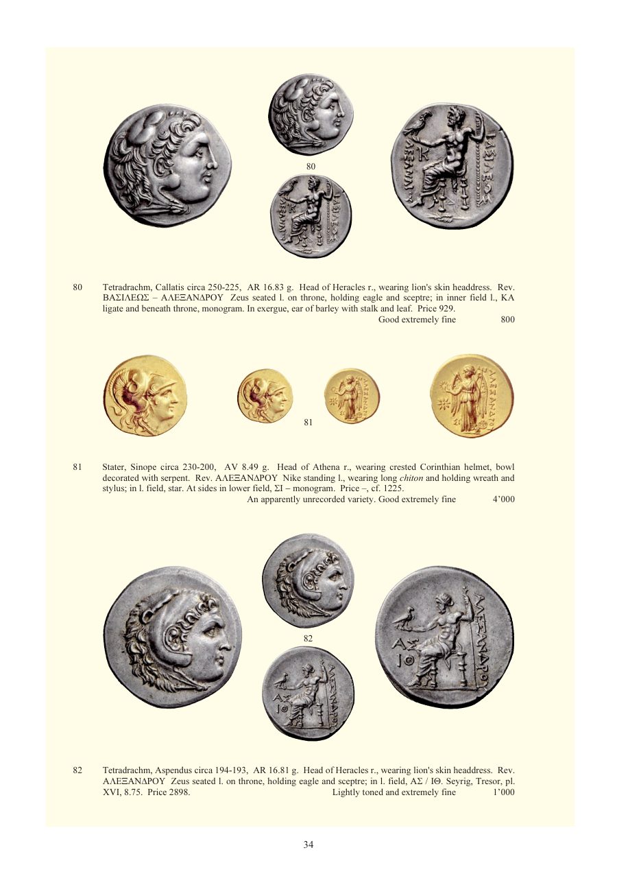Numismatica Ars Classica Auction 54 (2010) page 34
