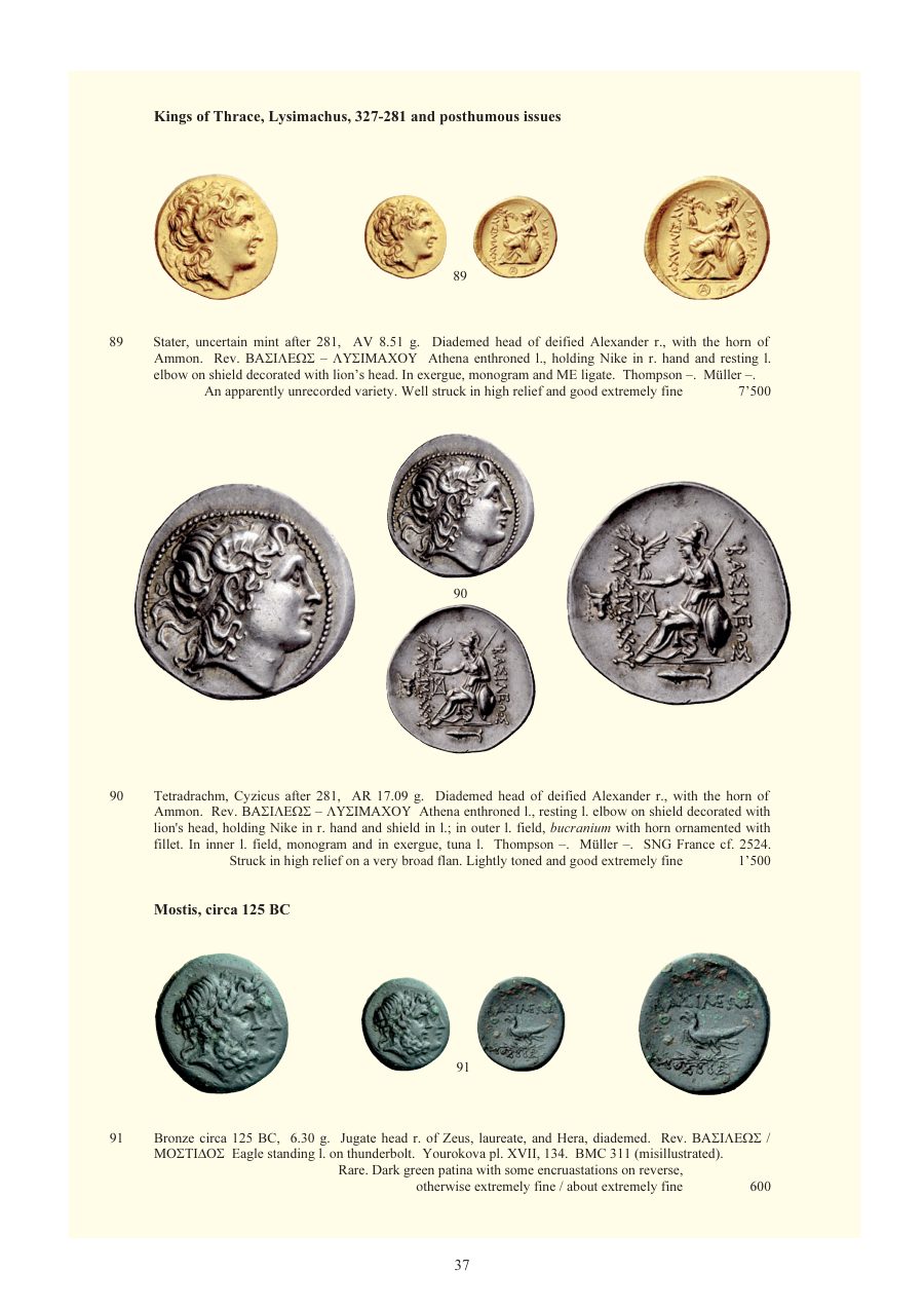 Numismatica Ars Classica Auction 54 (2010) page 37