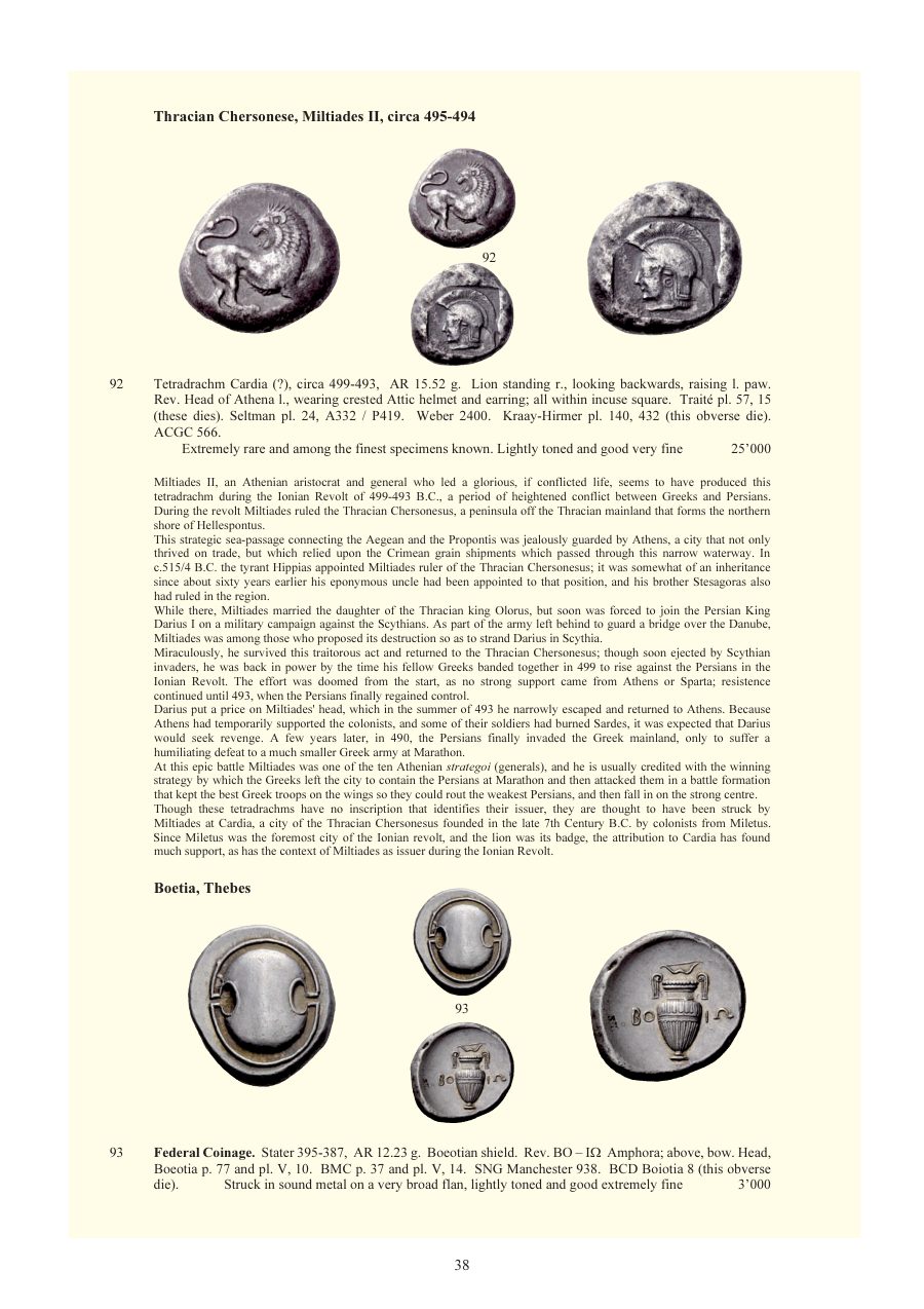 Numismatica Ars Classica Auction 54 (2010) page 38