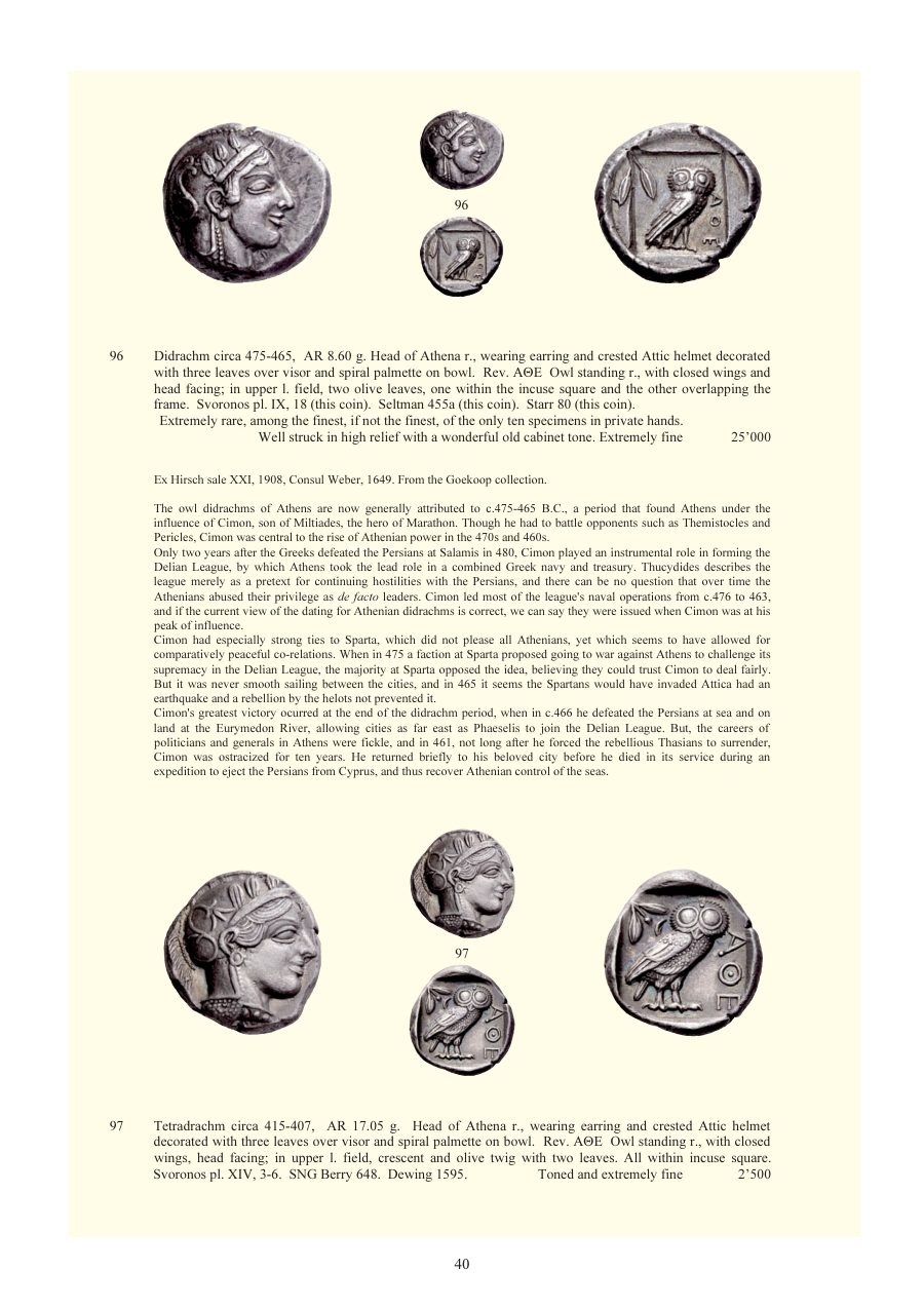 Numismatica Ars Classica Auction 54 (2010) page 40