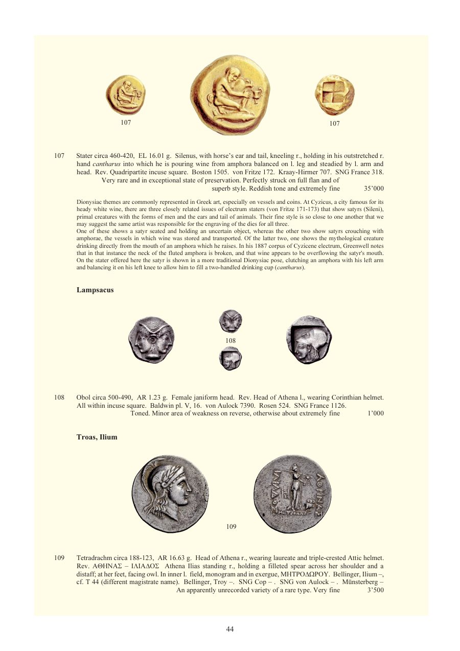 Numismatica Ars Classica Auction 54 (2010) page 44