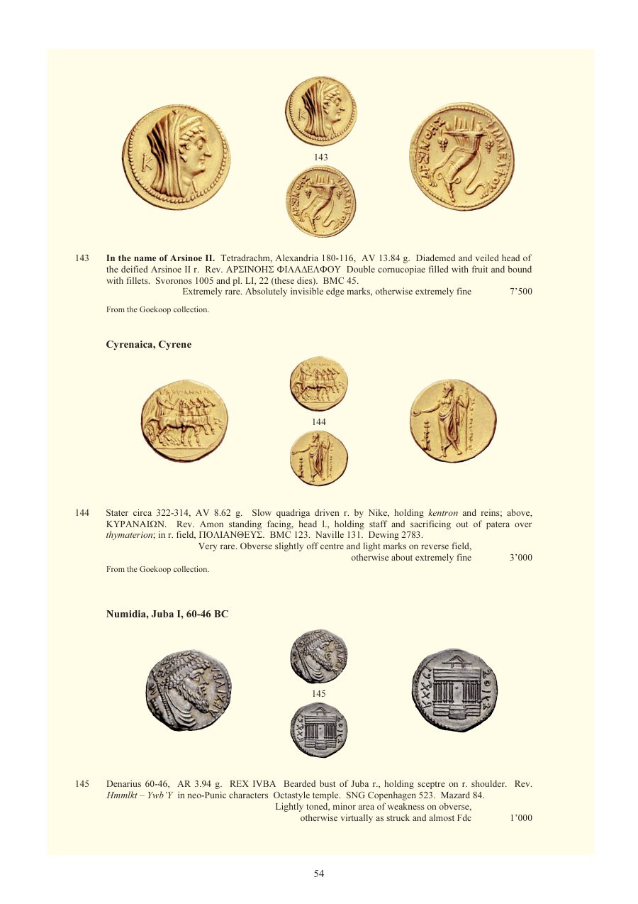 Numismatica Ars Classica Auction 54 (2010) page 54