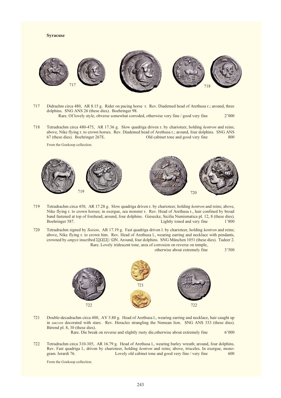 Numismatica Ars Classica Auction 54 (2010) page 243