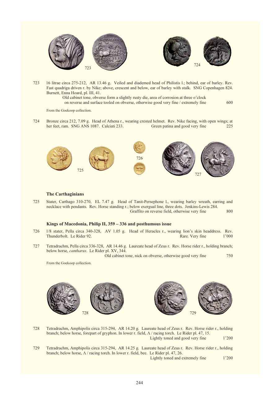 Numismatica Ars Classica Auction 54 (2010) page 244