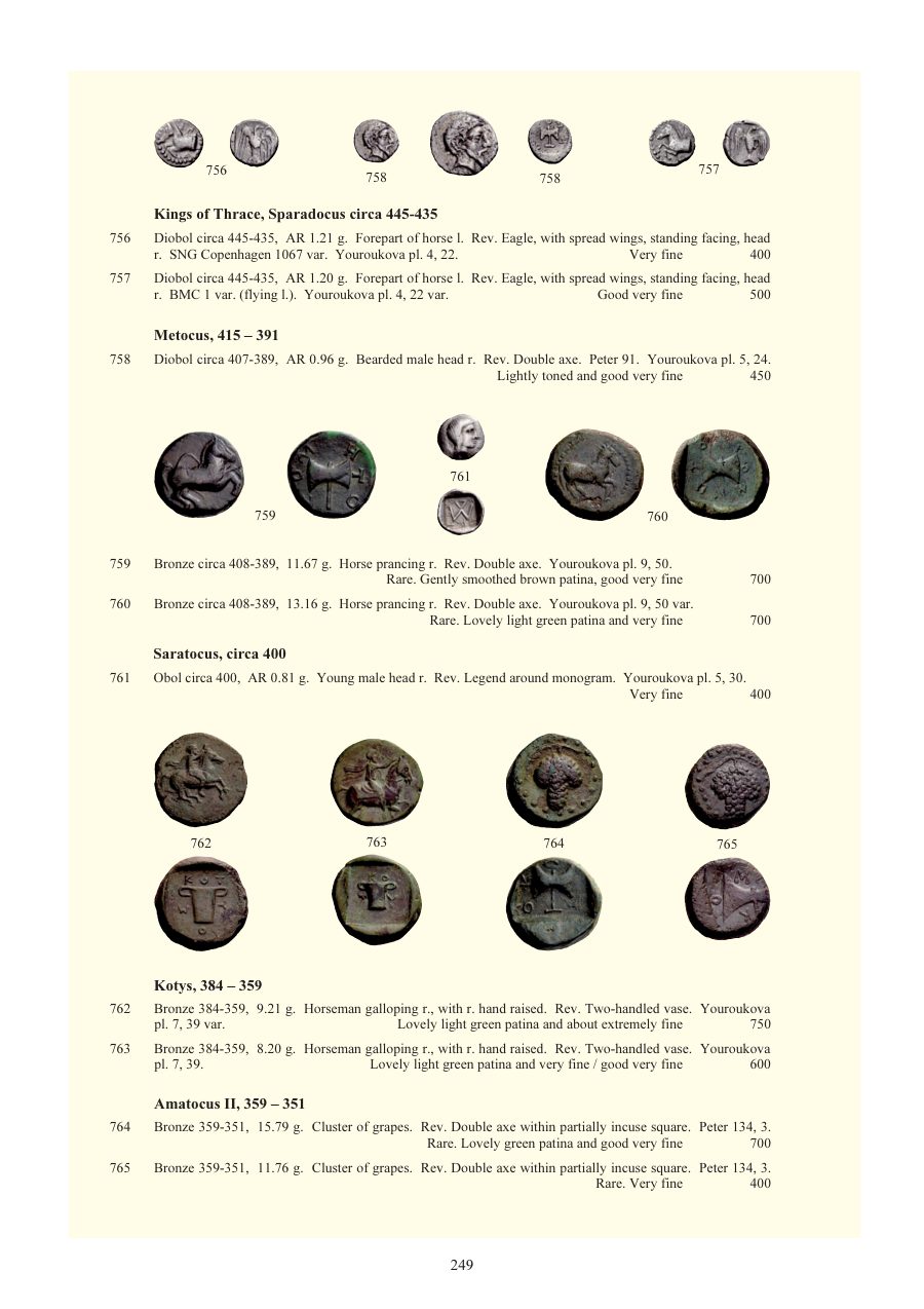 Numismatica Ars Classica Auction 54 (2010) page 249