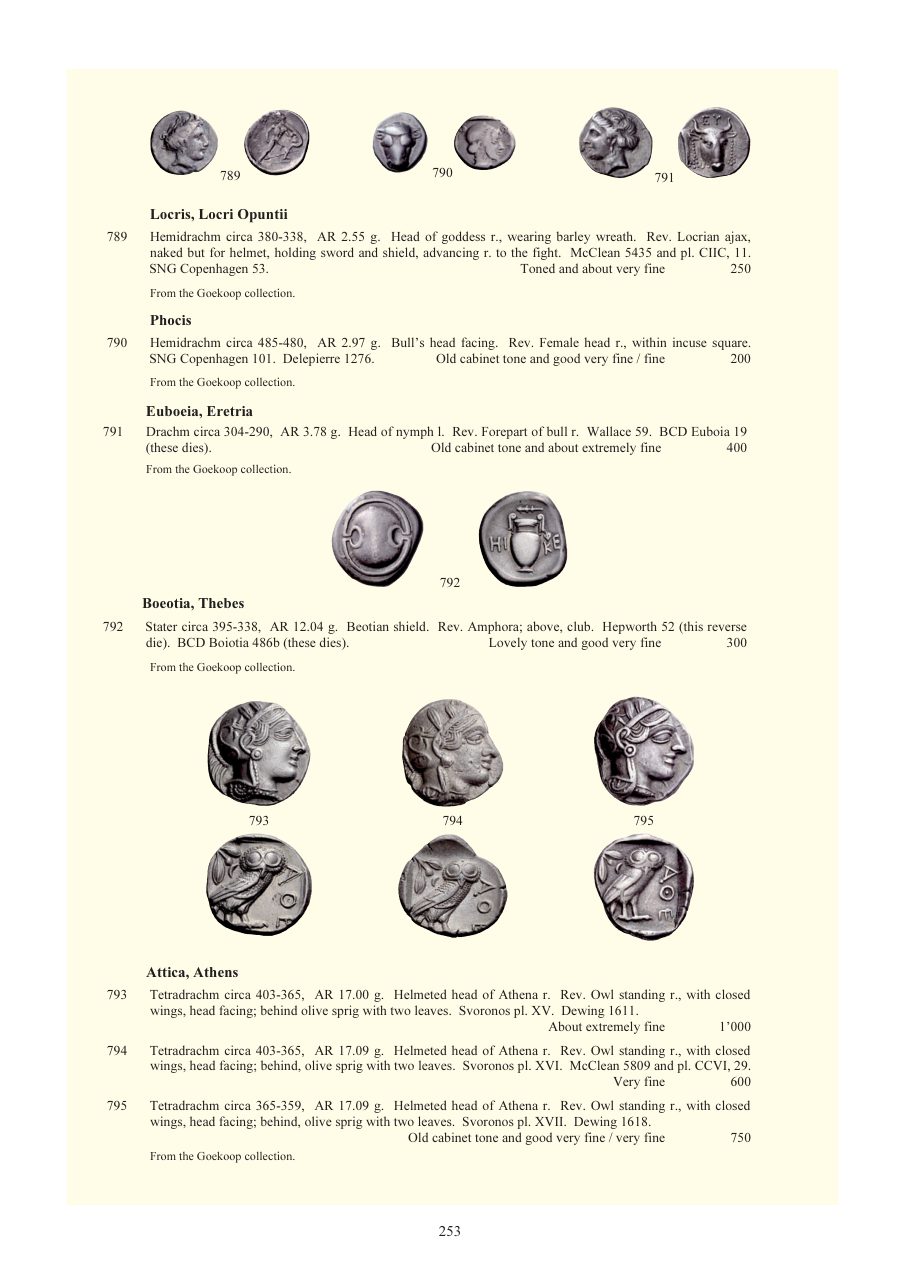 Numismatica Ars Classica Auction 54 (2010) page 253