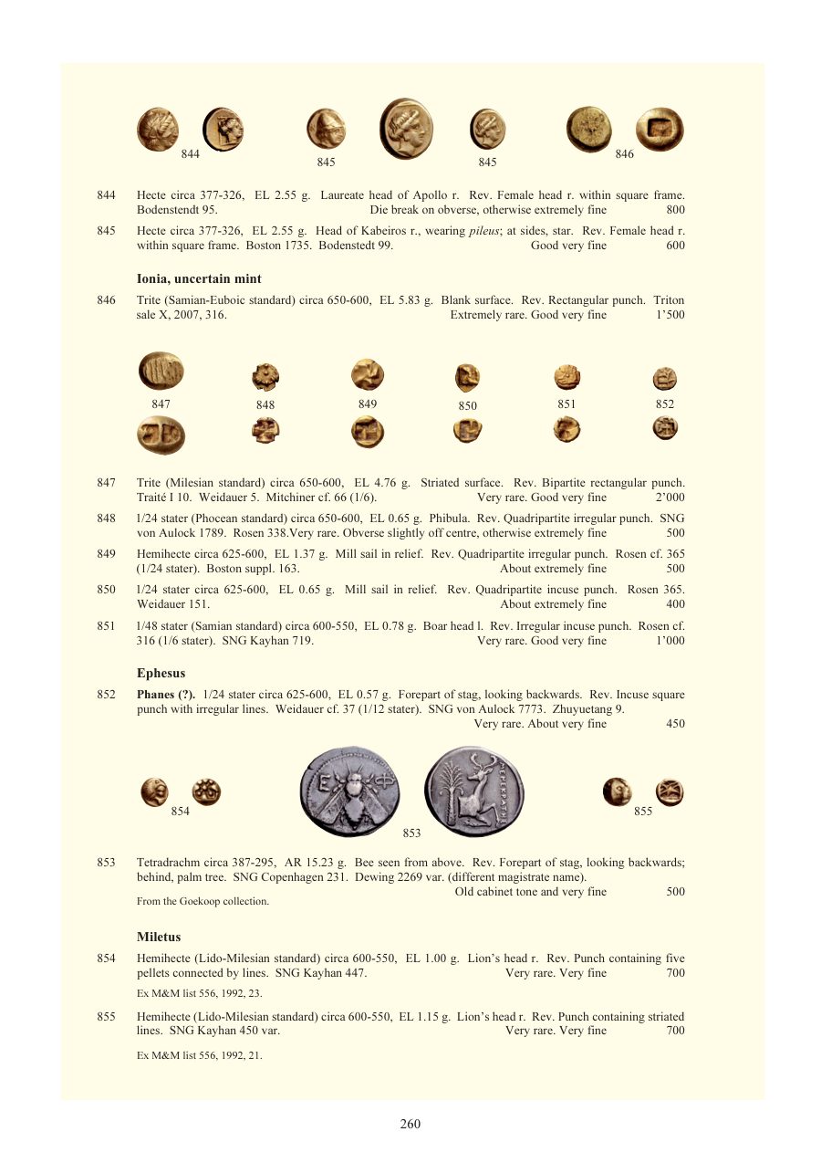 Numismatica Ars Classica Auction 54 (2010) page 260