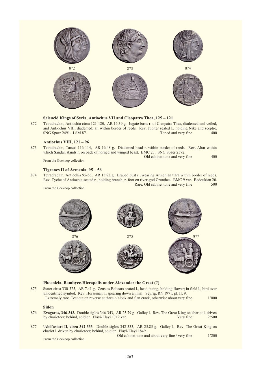 Numismatica Ars Classica Auction 54 (2010) page 263