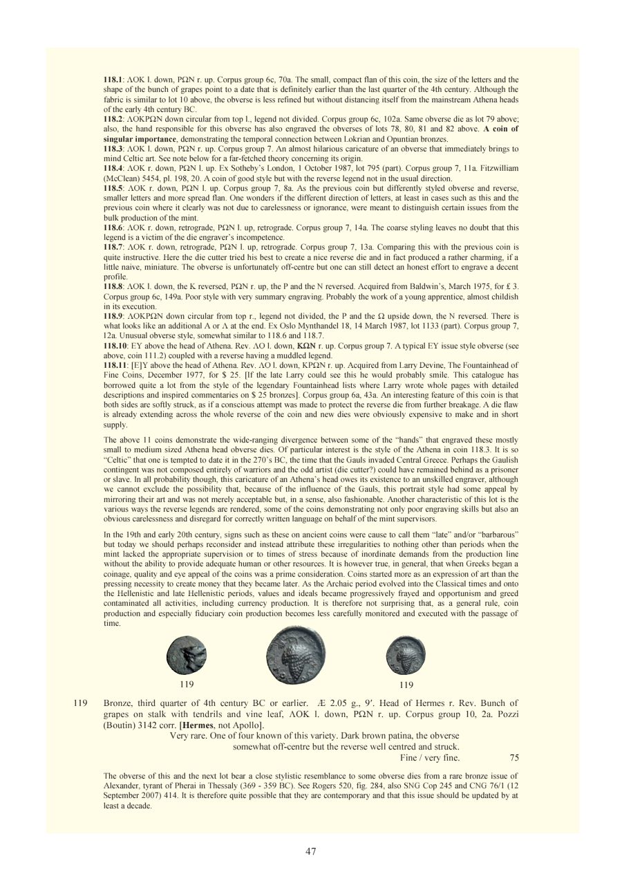 Numismatica Ars Classica Auction 55 (2010) page 48