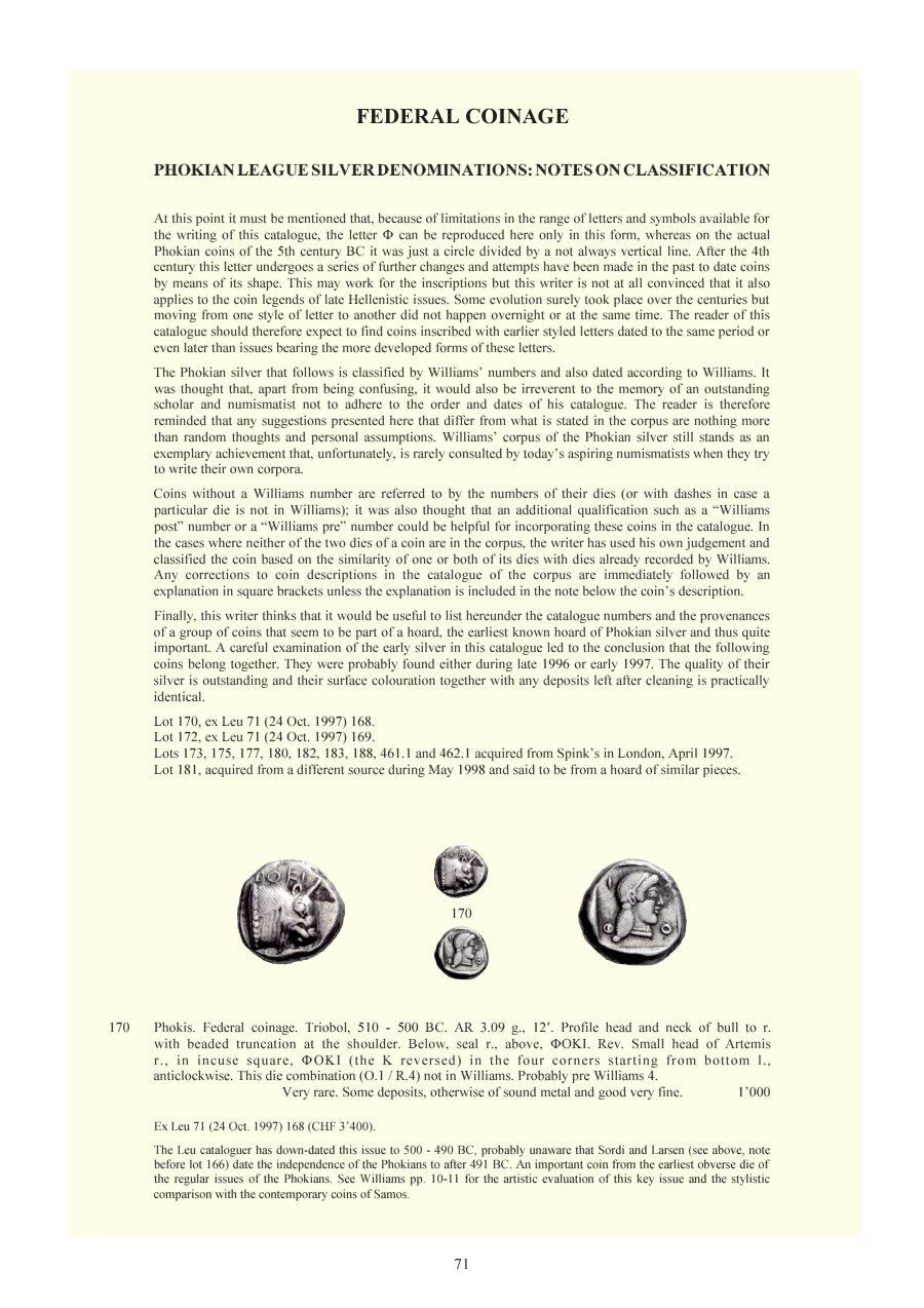 Numismatica Ars Classica Auction 55 (2010) page 72