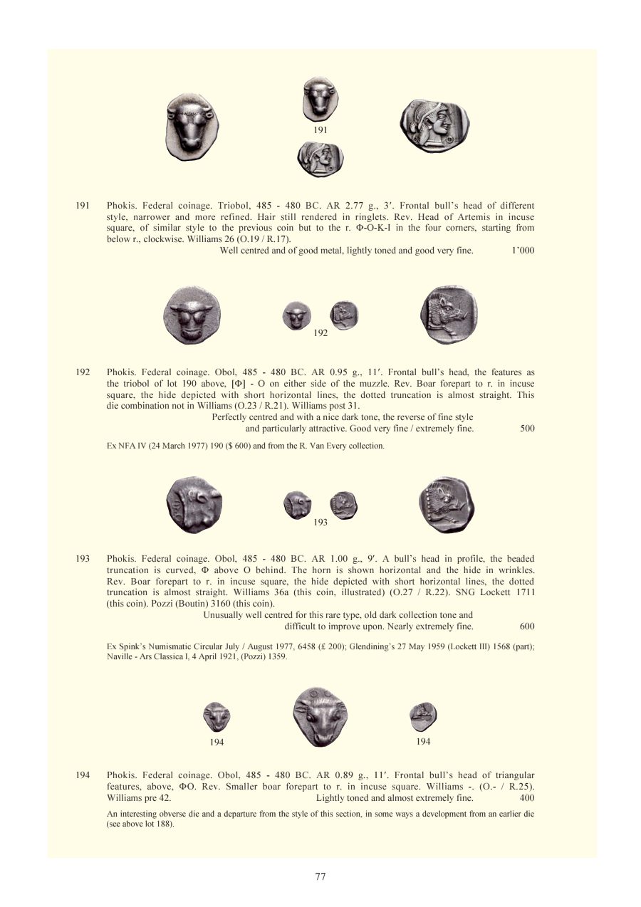 Numismatica Ars Classica Auction 55 (2010) page 78