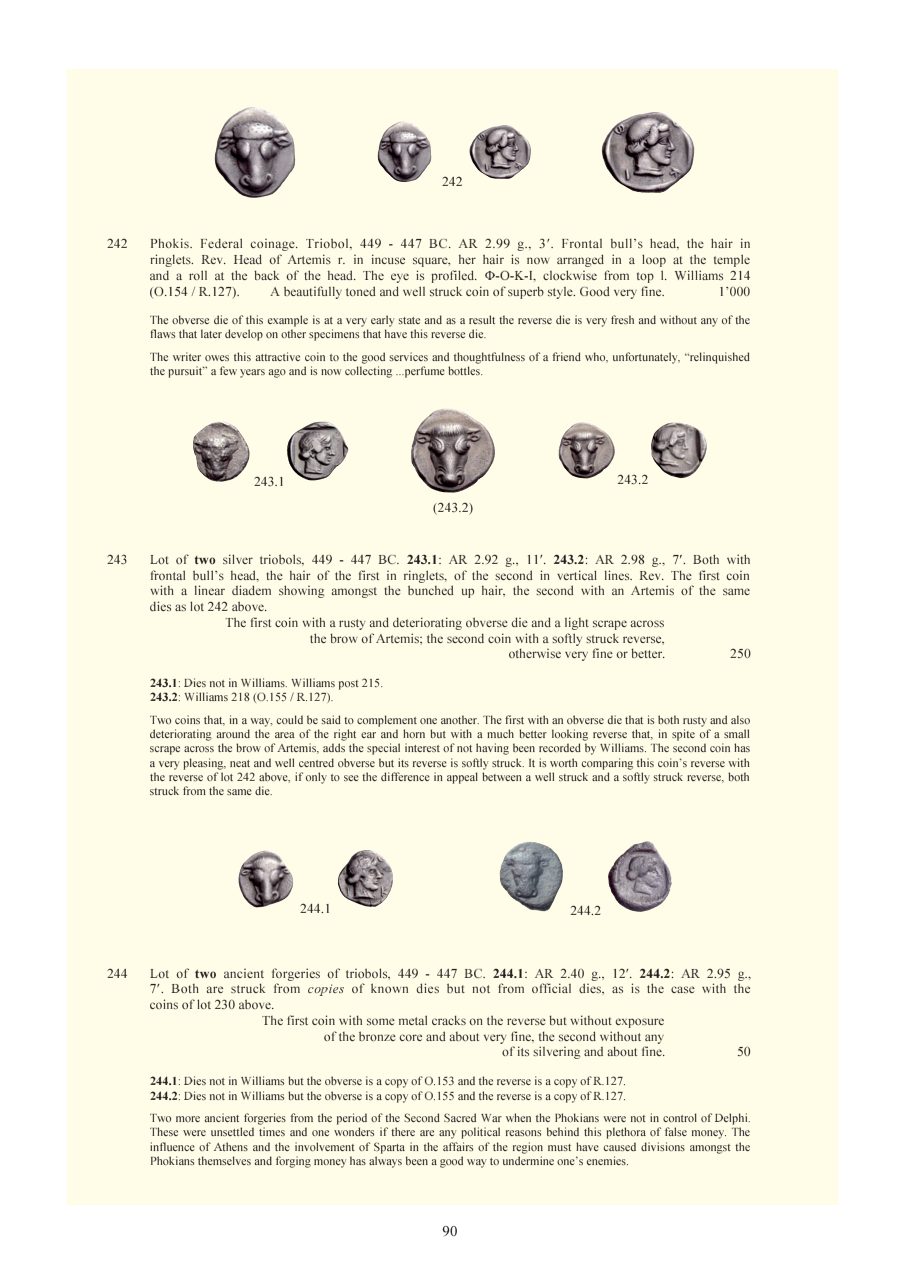 Numismatica Ars Classica Auction 55 (2010) page 91