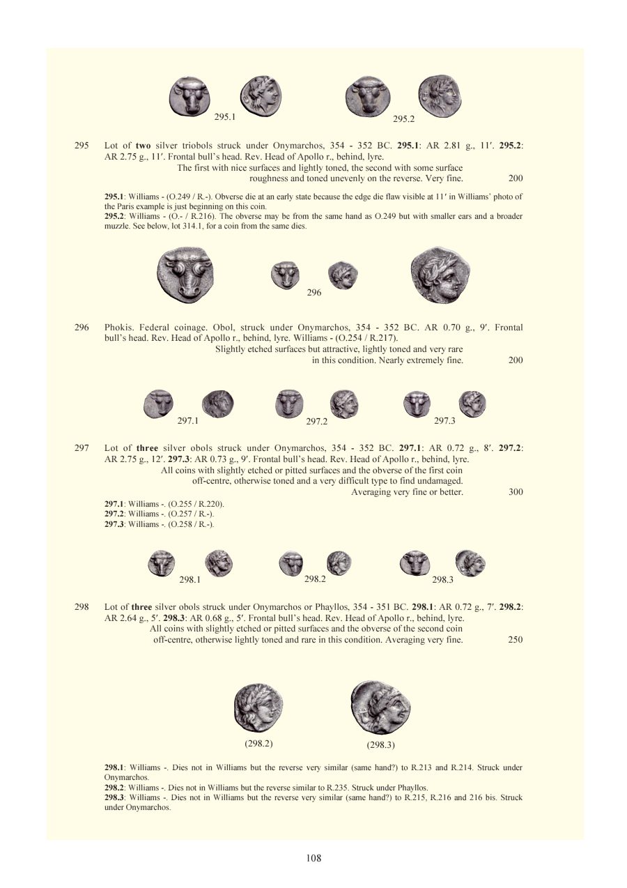 Numismatica Ars Classica Auction 55 (2010) page 109