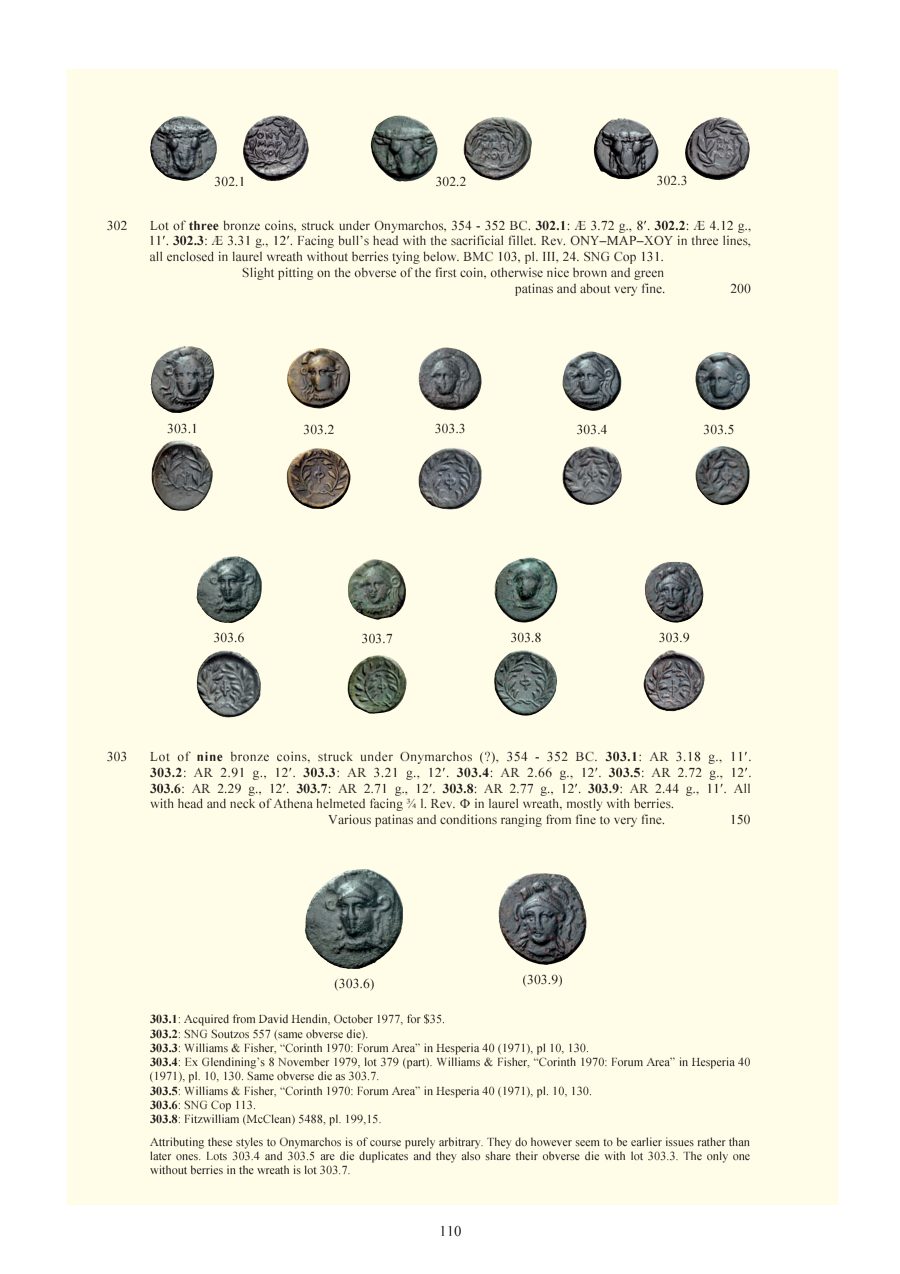 Numismatica Ars Classica Auction 55 (2010) page 111