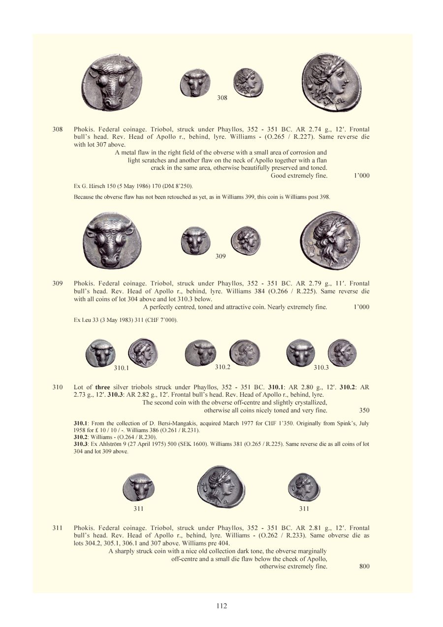 Numismatica Ars Classica Auction 55 (2010) page 113