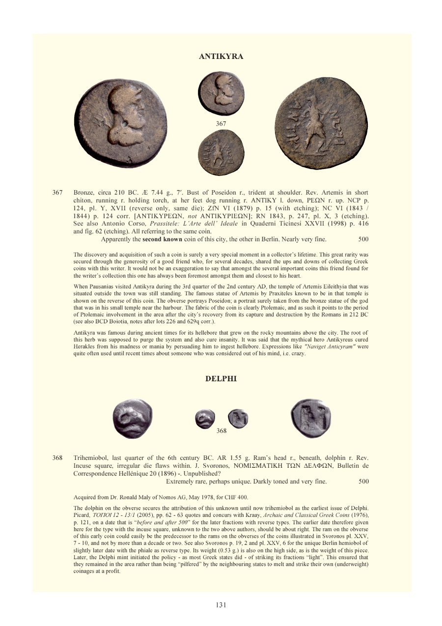 Numismatica Ars Classica Auction 55 (2010) page 132