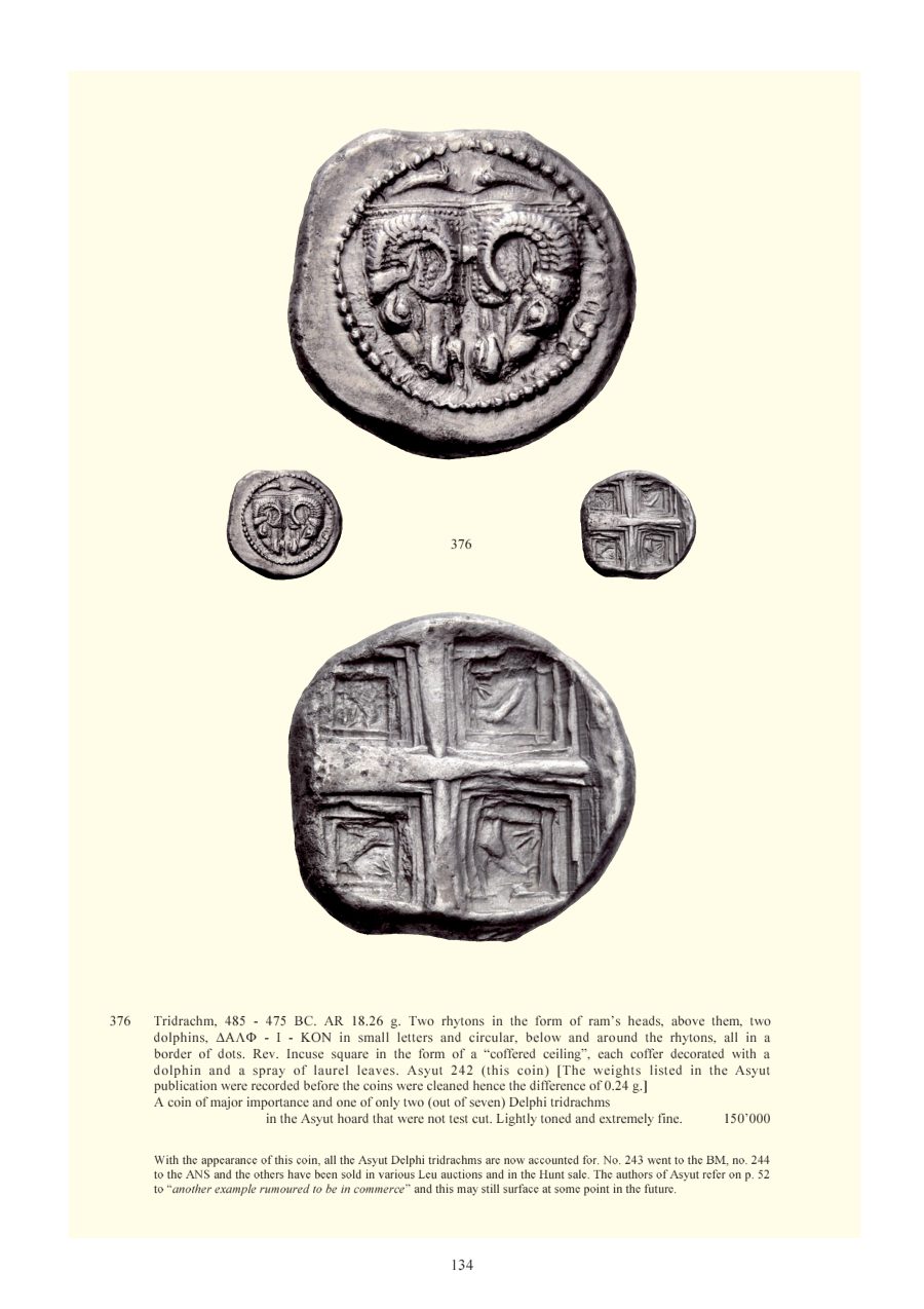 Numismatica Ars Classica Auction 55 (2010) page 135