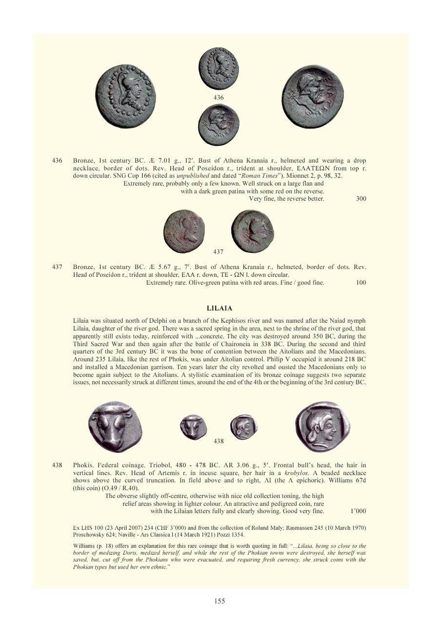 Numismatica Ars Classica Auction 55 (2010) page 156