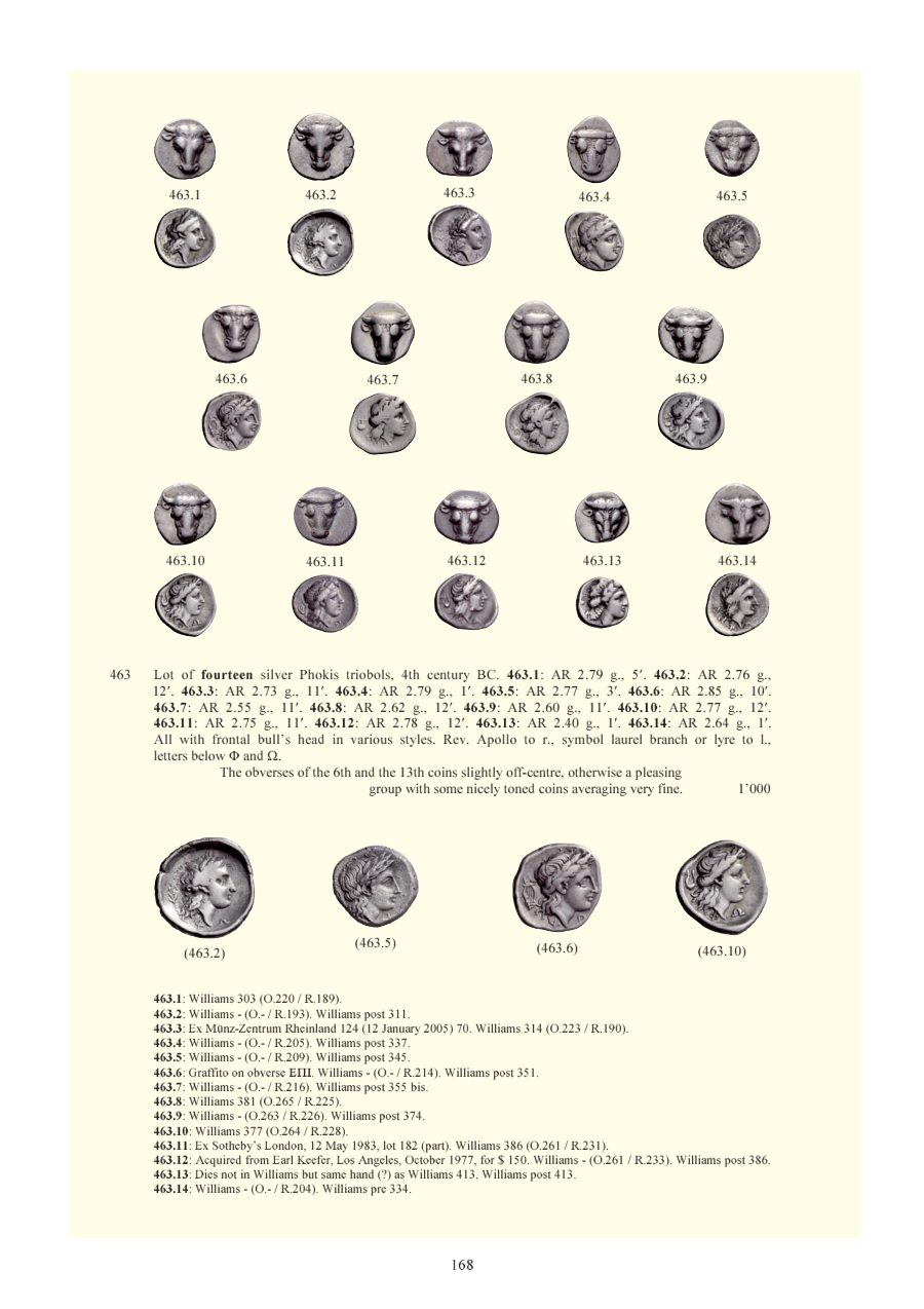 Numismatica Ars Classica Auction 55 (2010) page 169