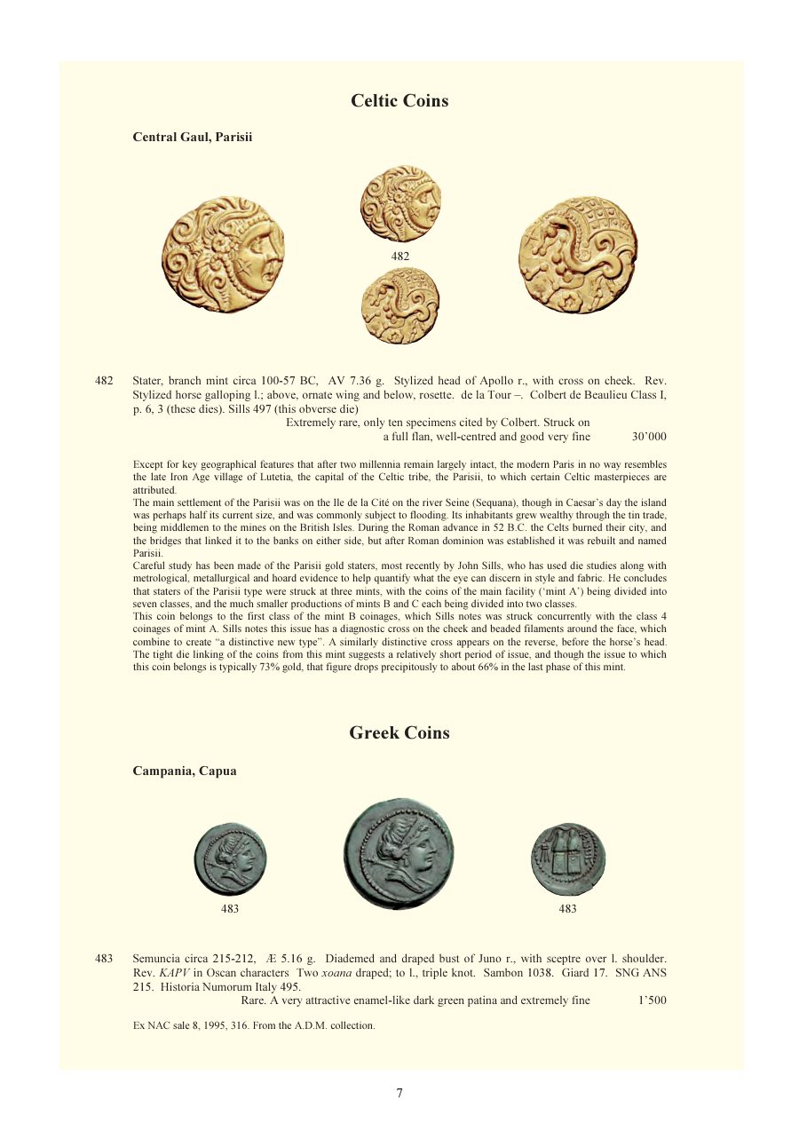 Numismatica Ars Classica Auction 59 (2011) page 8