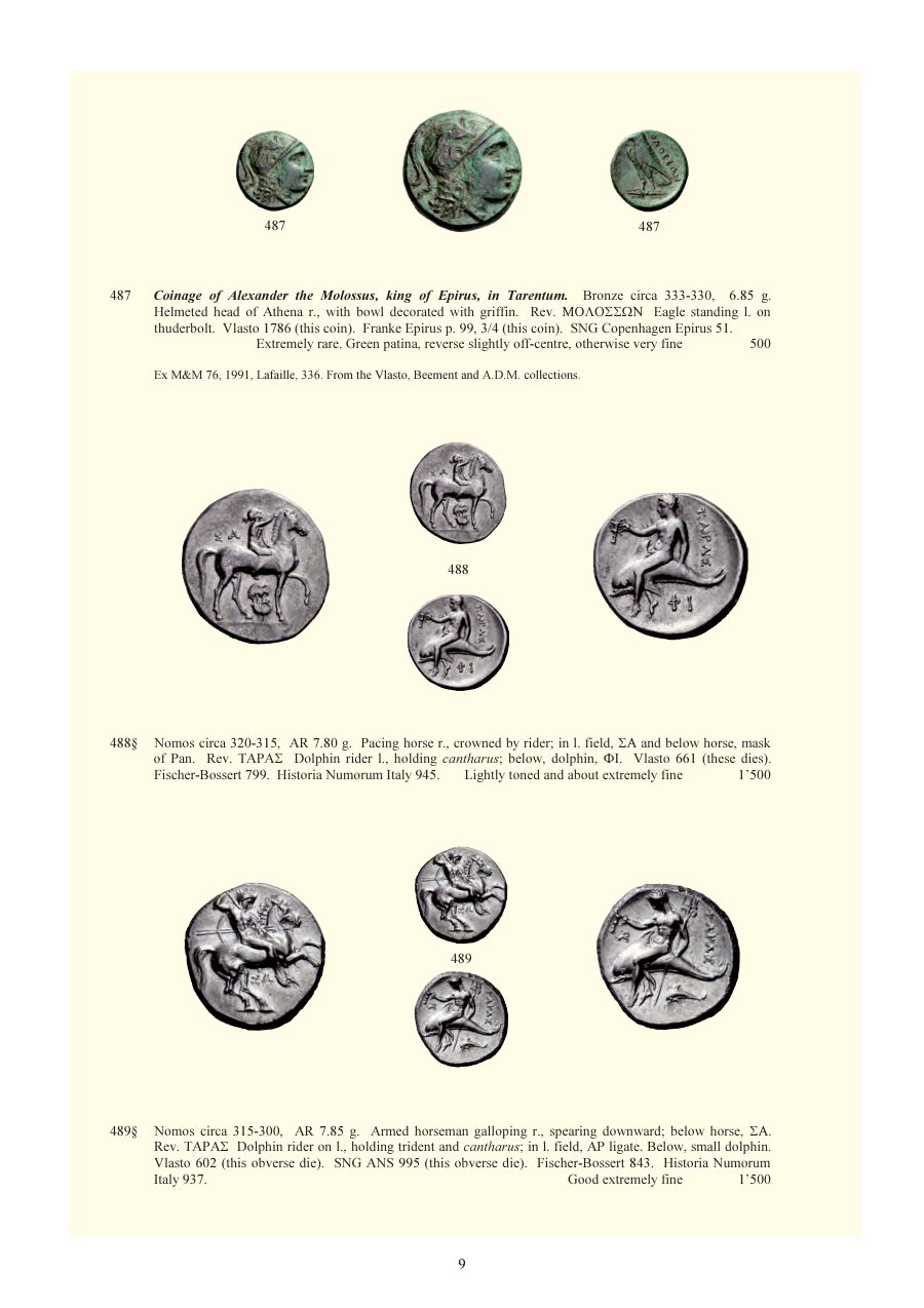 Numismatica Ars Classica Auction 59 (2011) page 10