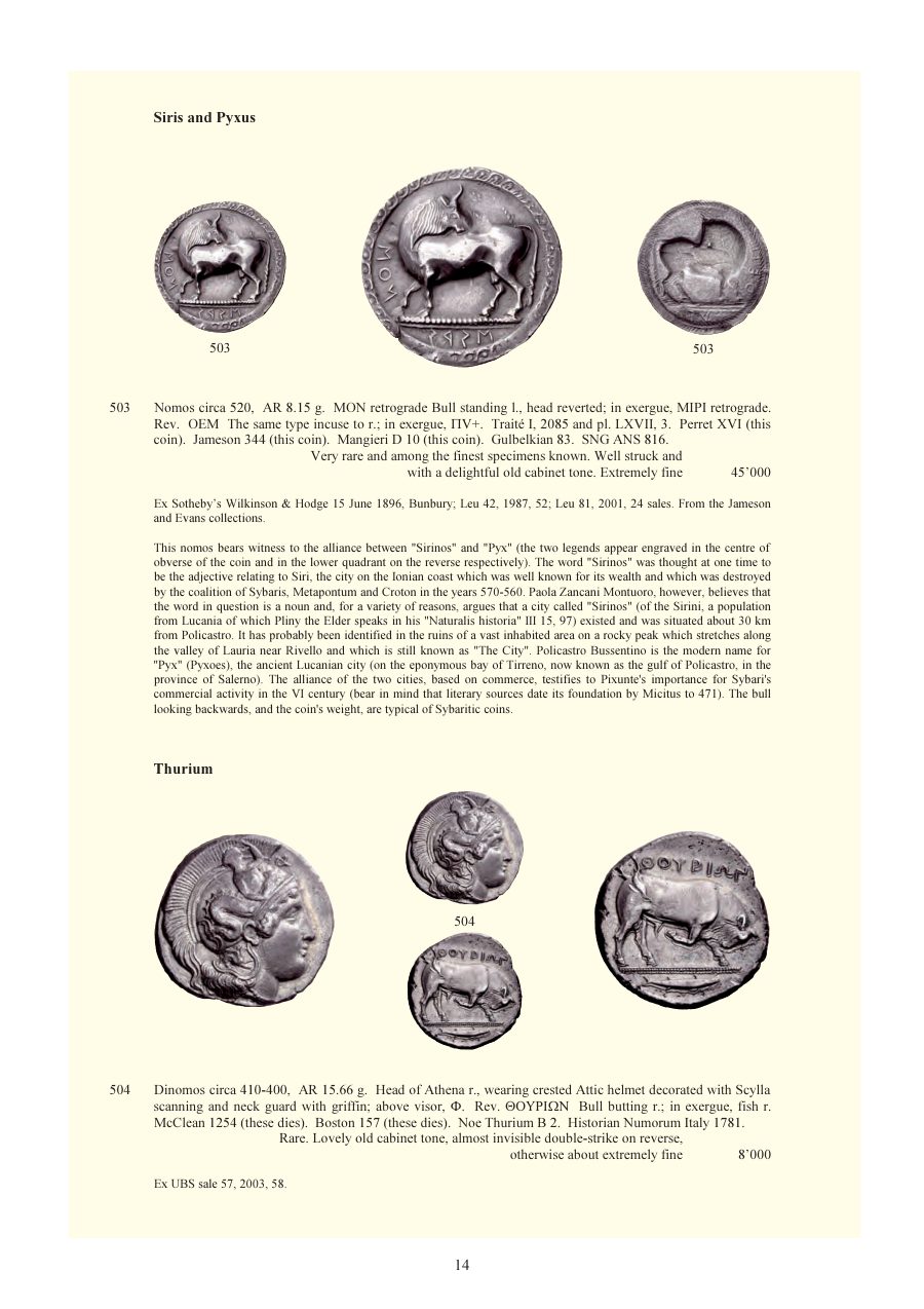Numismatica Ars Classica Auction 59 (2011) page 15
