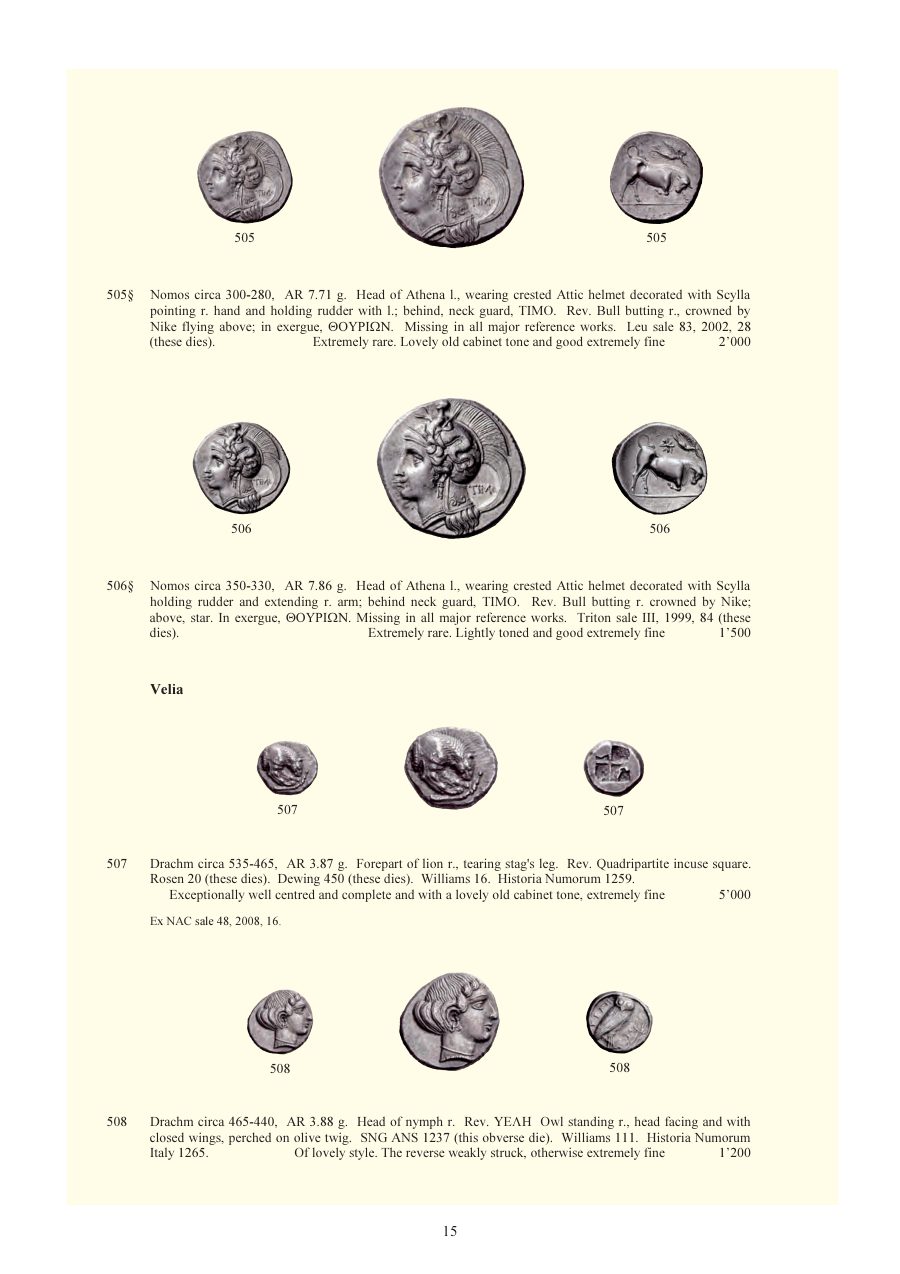 Numismatica Ars Classica Auction 59 (2011) page 16