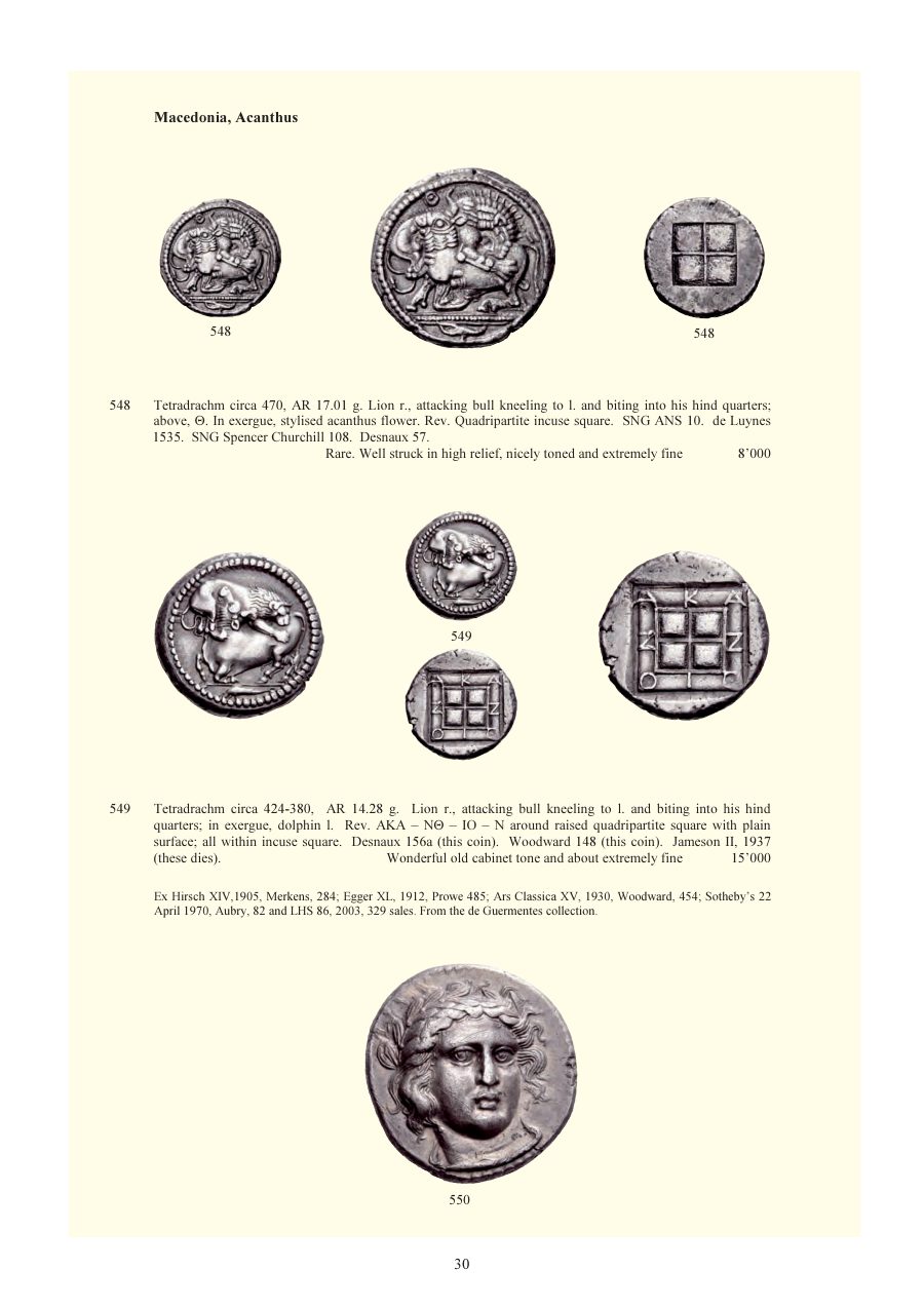 Numismatica Ars Classica Auction 59 (2011) page 31