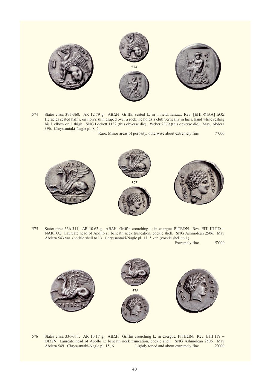 Numismatica Ars Classica Auction 59 (2011) page 41