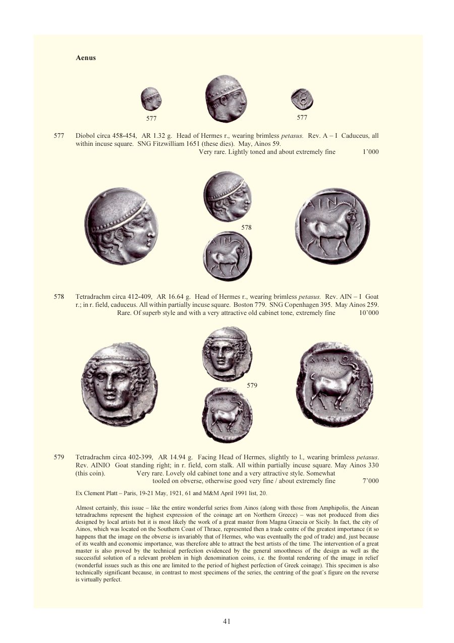 Numismatica Ars Classica Auction 59 (2011) page 42