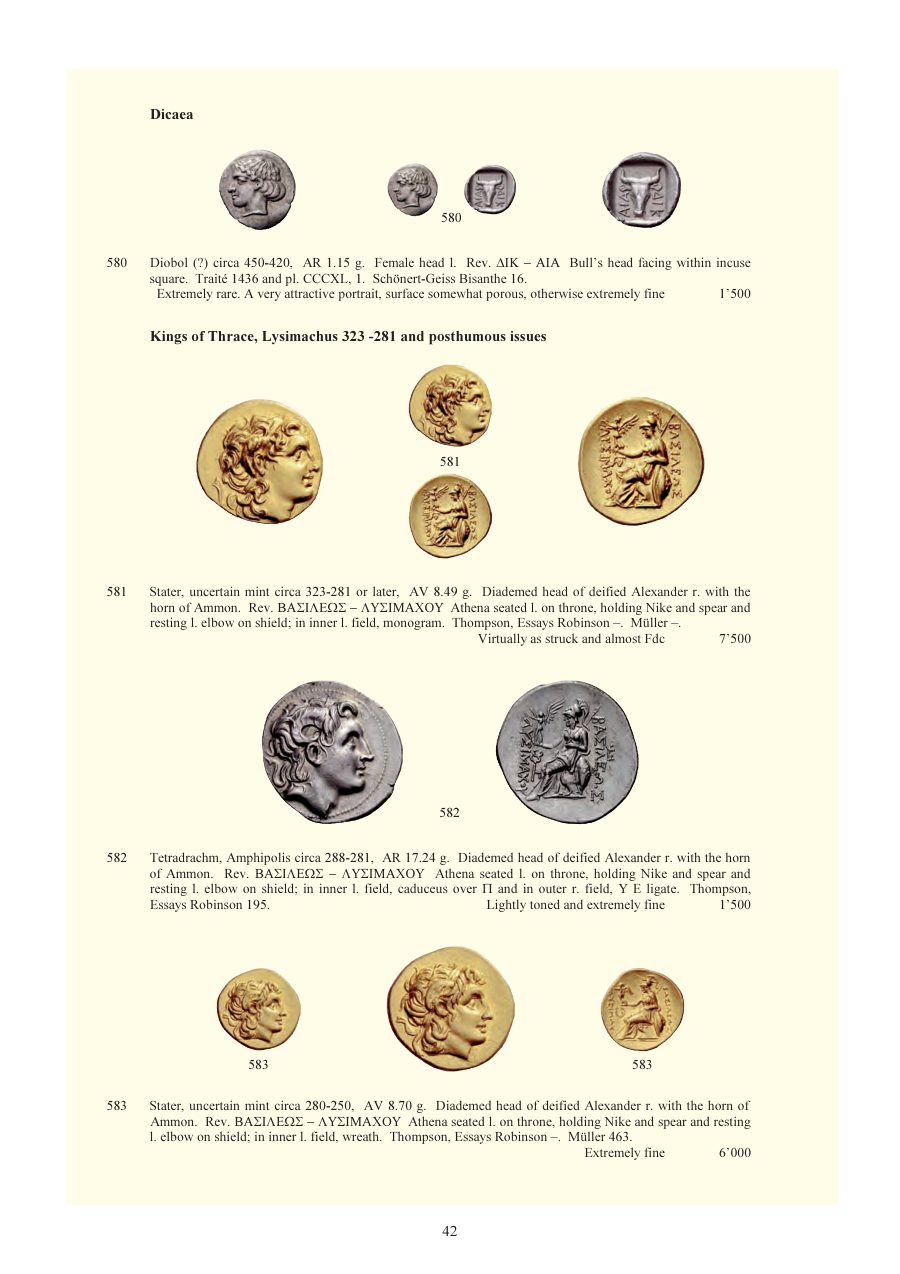 Numismatica Ars Classica Auction 59 (2011) page 43