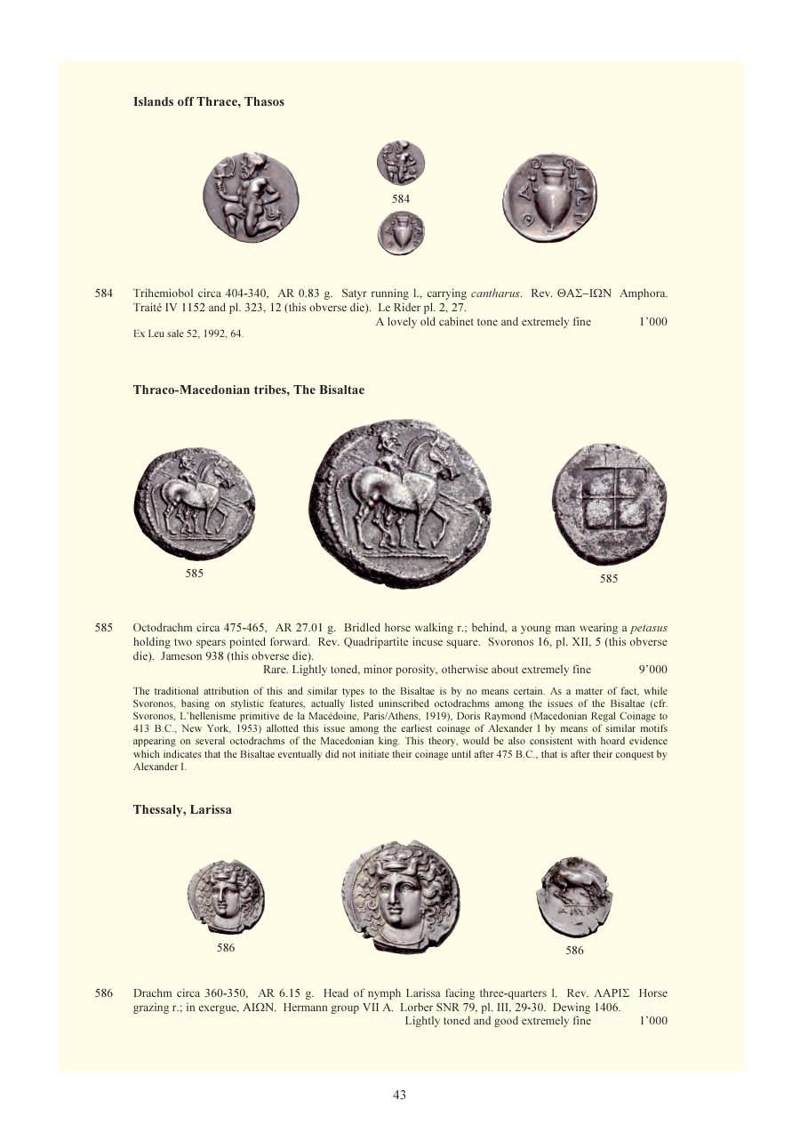 Numismatica Ars Classica Auction 59 (2011) page 44