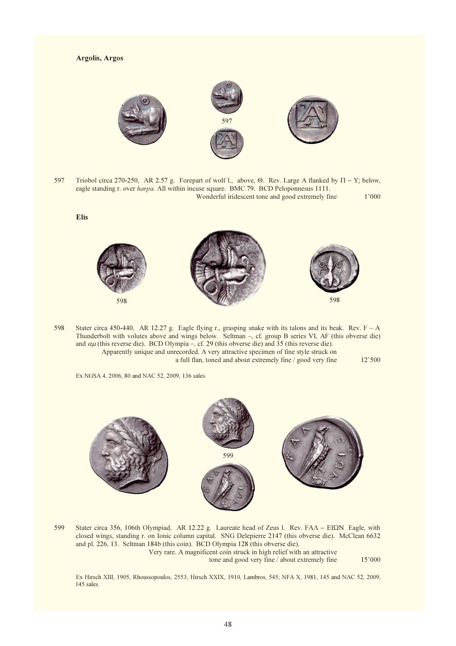 Numismatica Ars Classica Auction 59 (2011) page 49