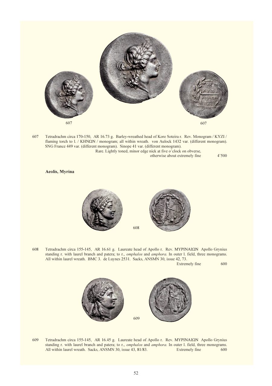 Numismatica Ars Classica Auction 59 (2011) page 53