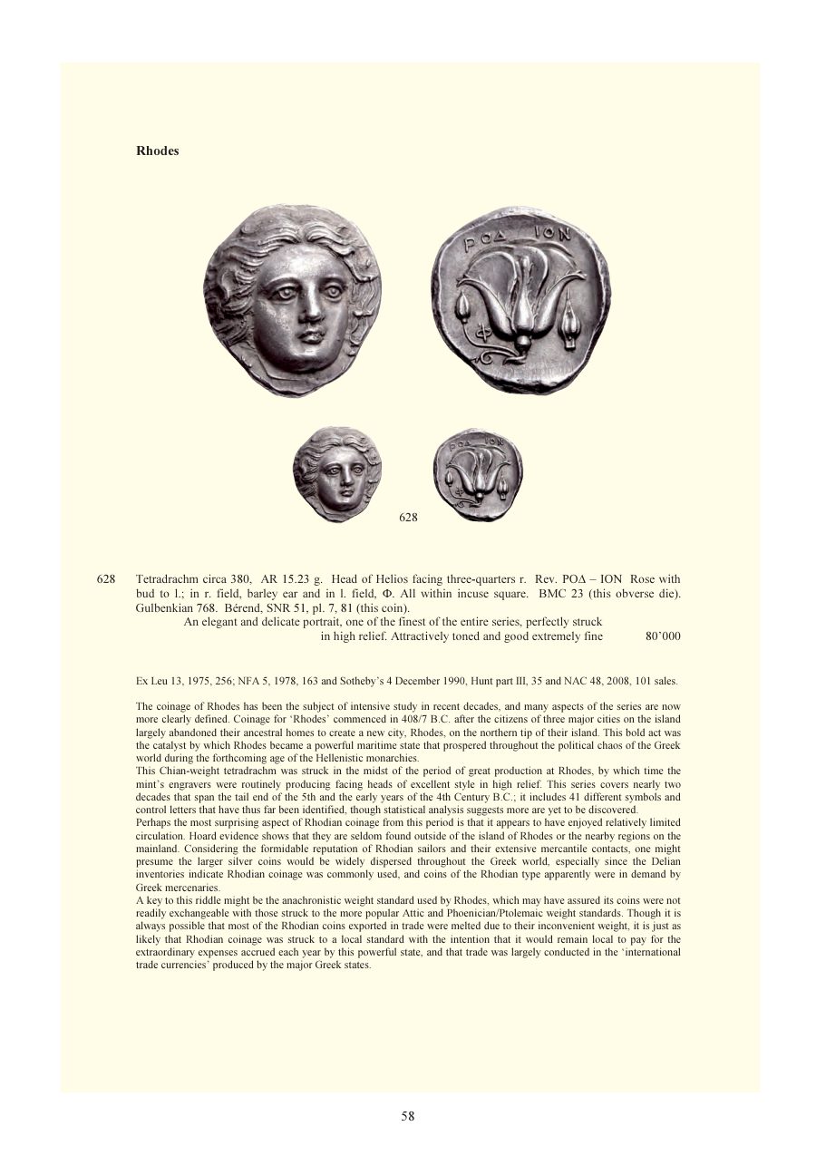 Numismatica Ars Classica Auction 59 (2011) page 59
