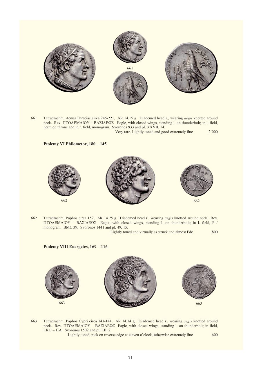 Numismatica Ars Classica Auction 59 (2011) page 72