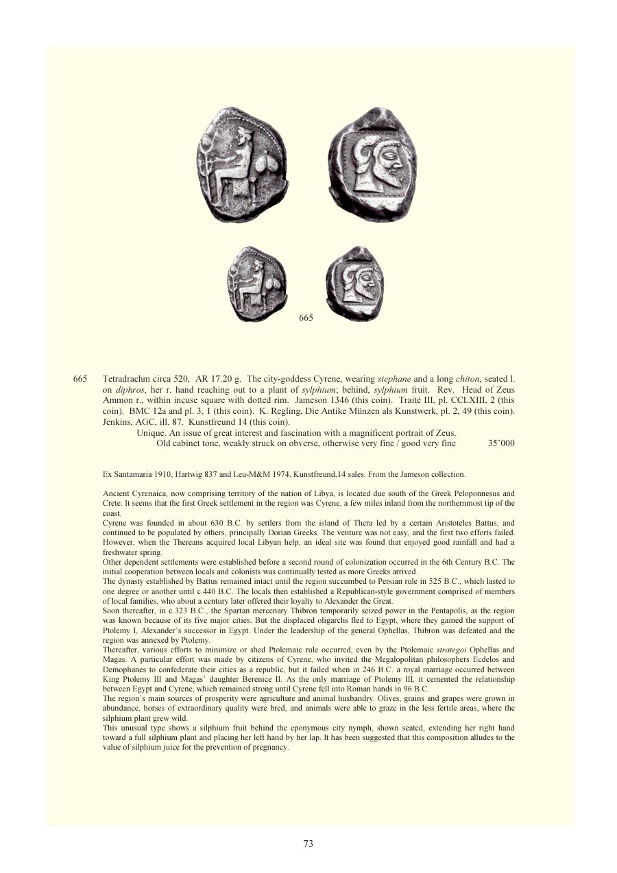 Numismatica Ars Classica Auction 59 (2011) page 74