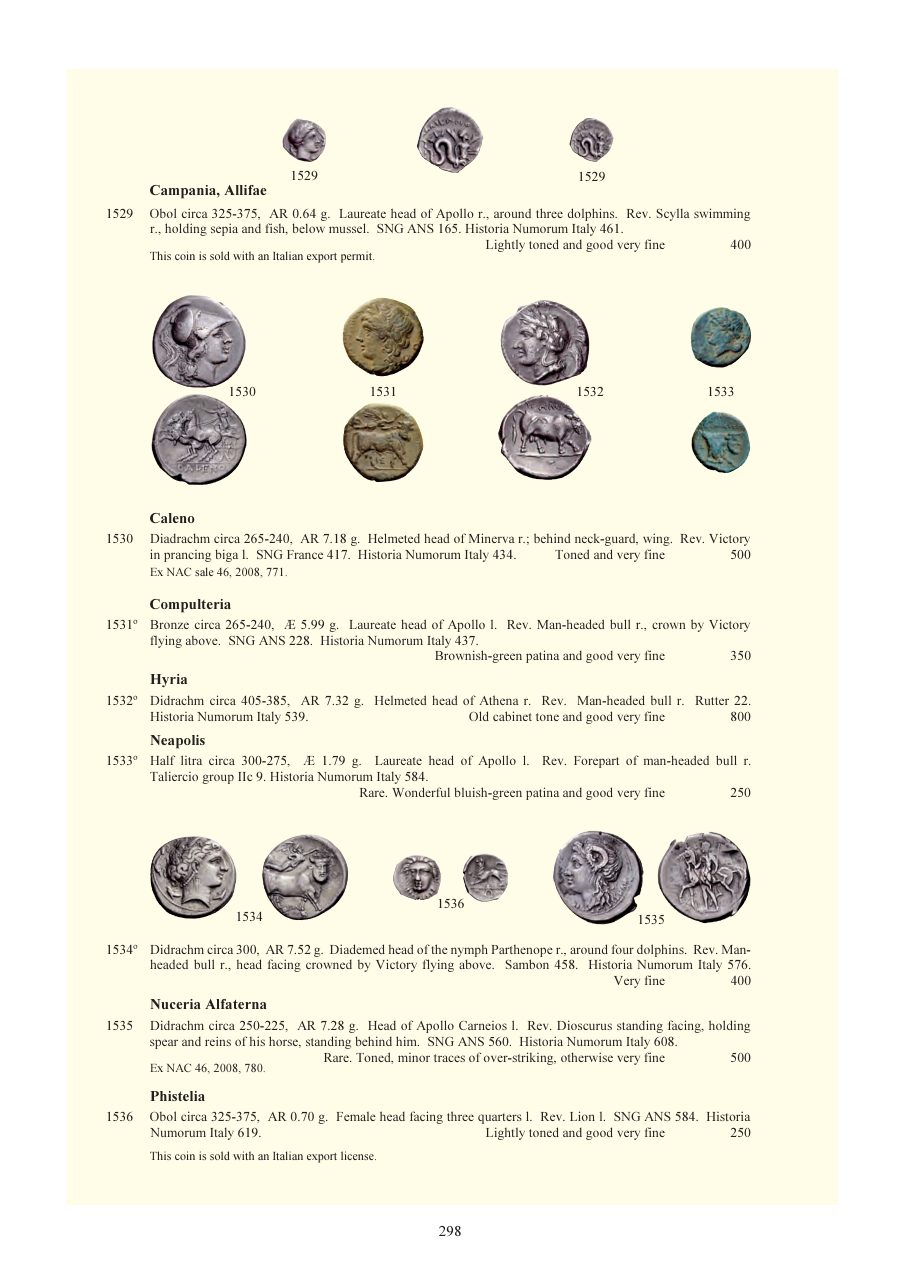 Numismatica Ars Classica Auction 59 (2011) page 299