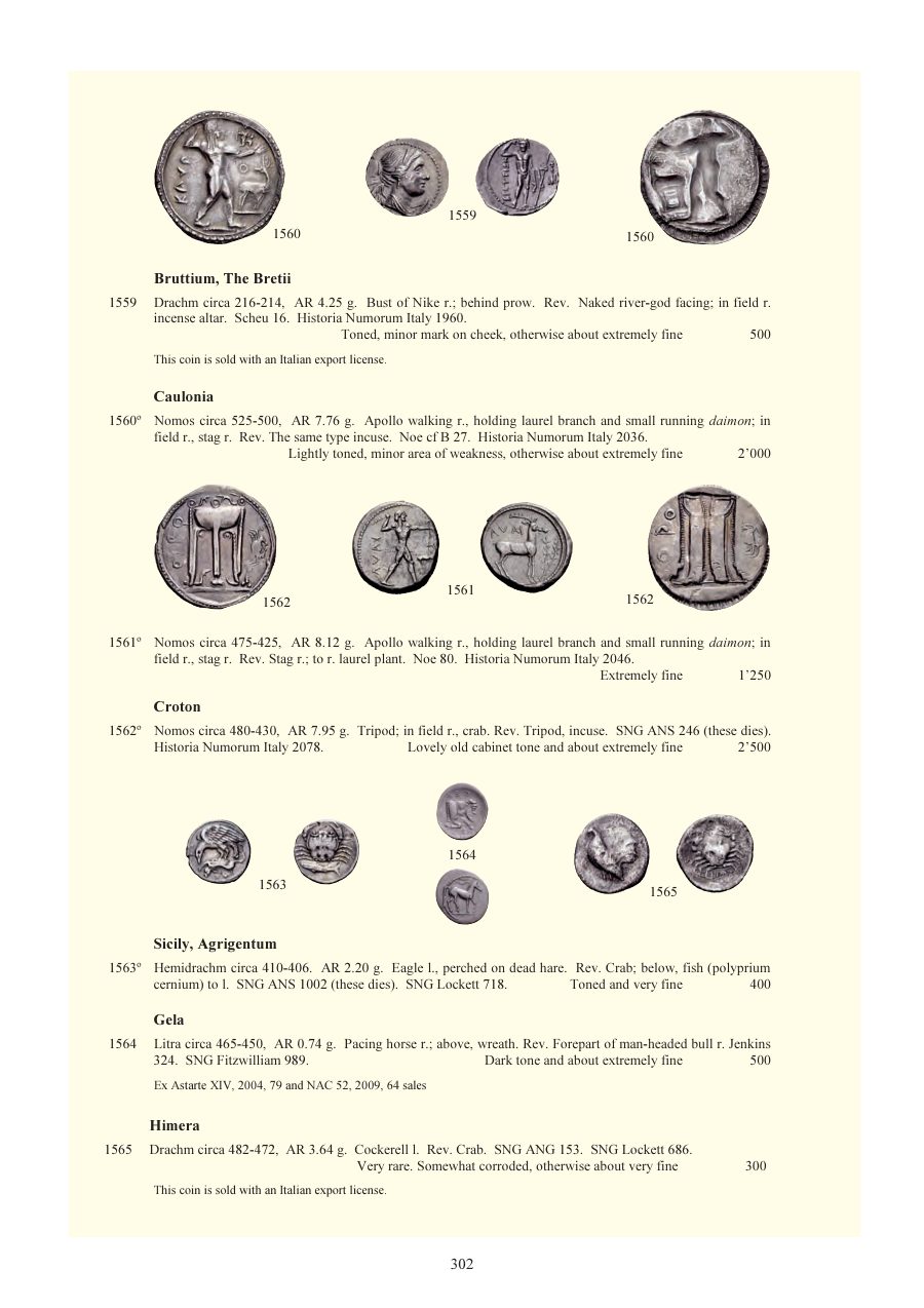 Numismatica Ars Classica Auction 59 (2011) page 303