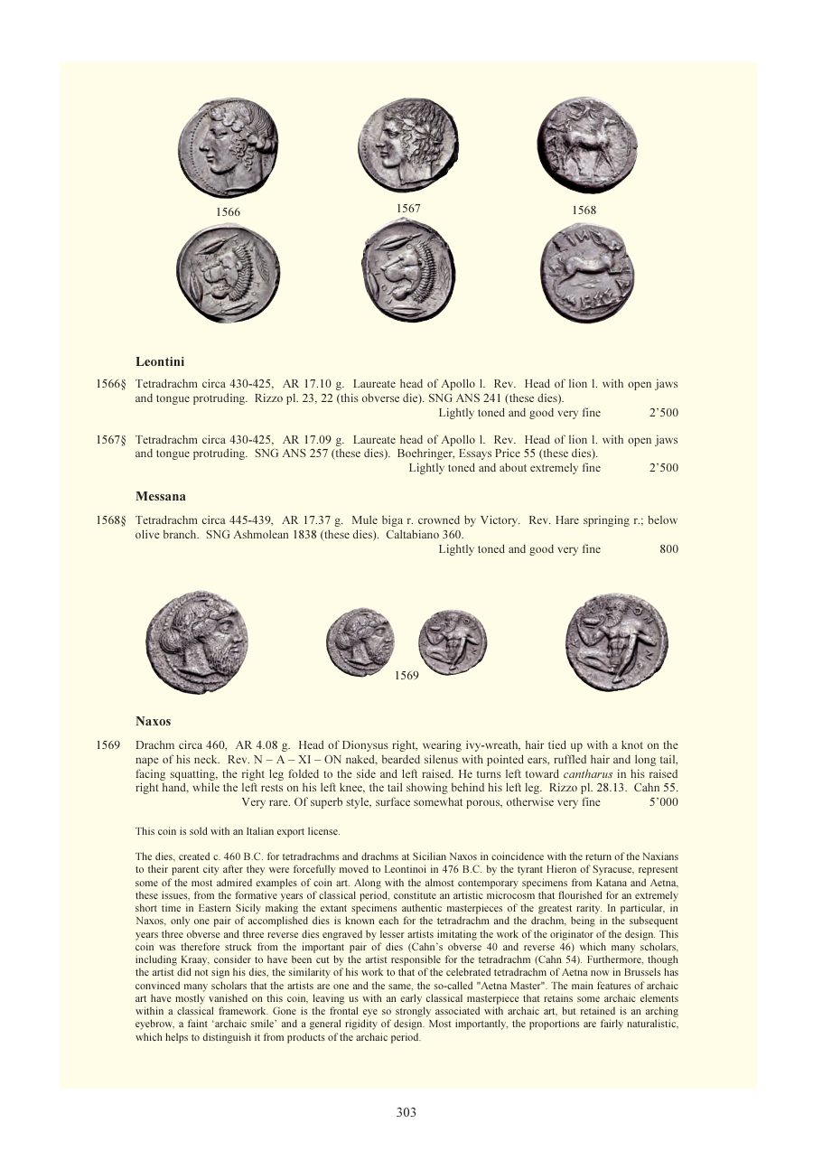 Numismatica Ars Classica Auction 59 (2011) page 304