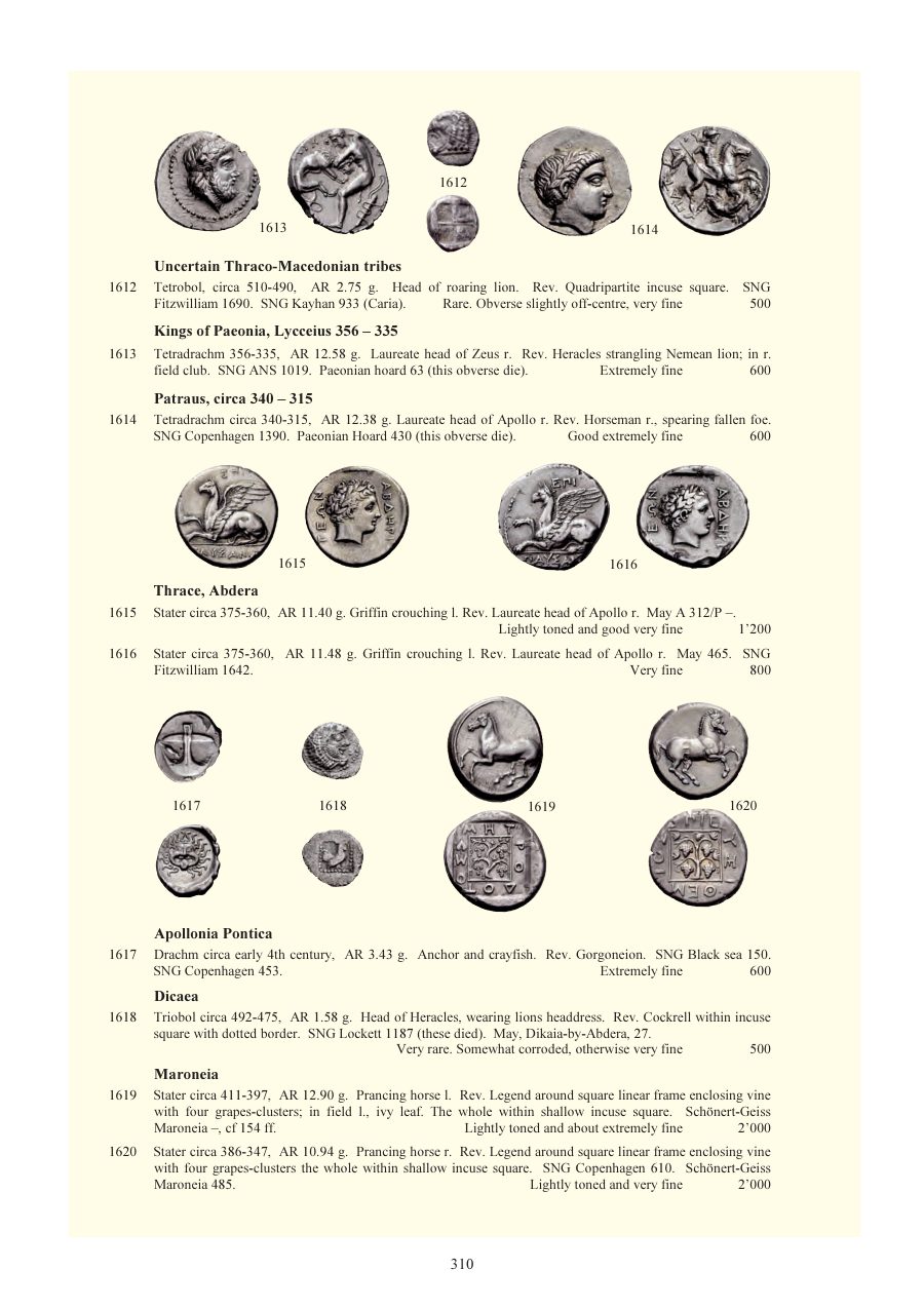 Numismatica Ars Classica Auction 59 (2011) page 311