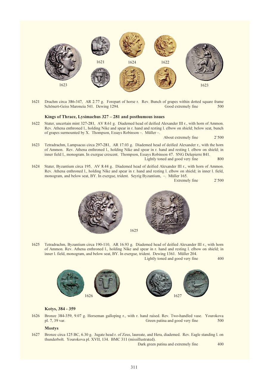 Numismatica Ars Classica Auction 59 (2011) page 312