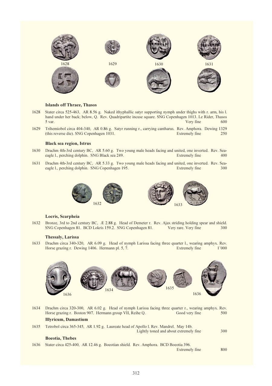 Numismatica Ars Classica Auction 59 (2011) page 313