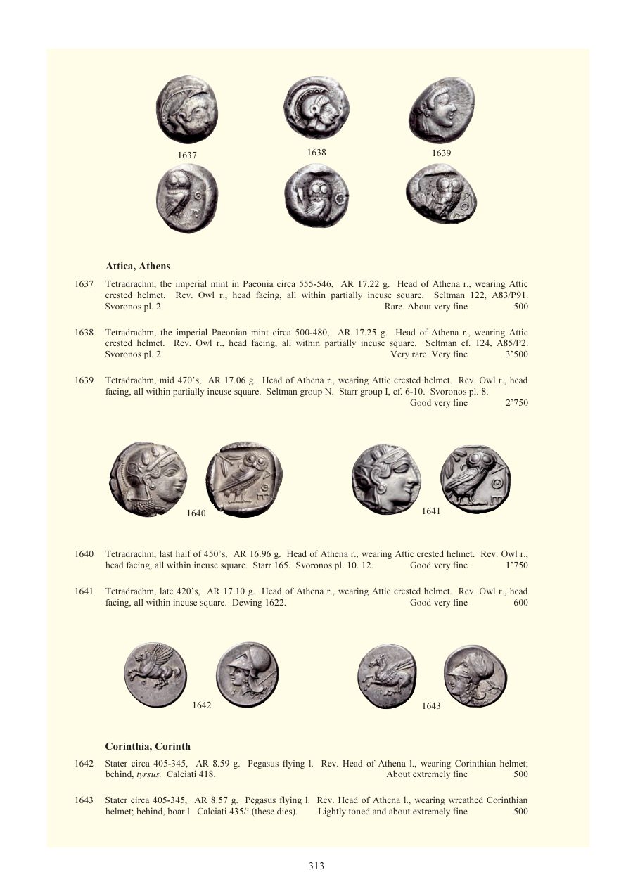 Numismatica Ars Classica Auction 59 (2011) page 314