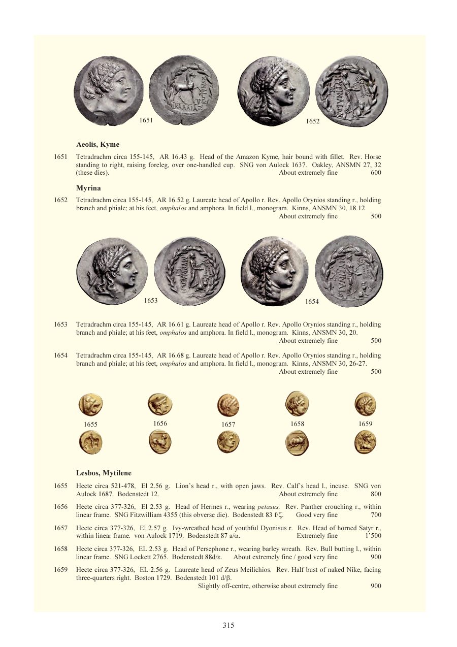 Numismatica Ars Classica Auction 59 (2011) page 316