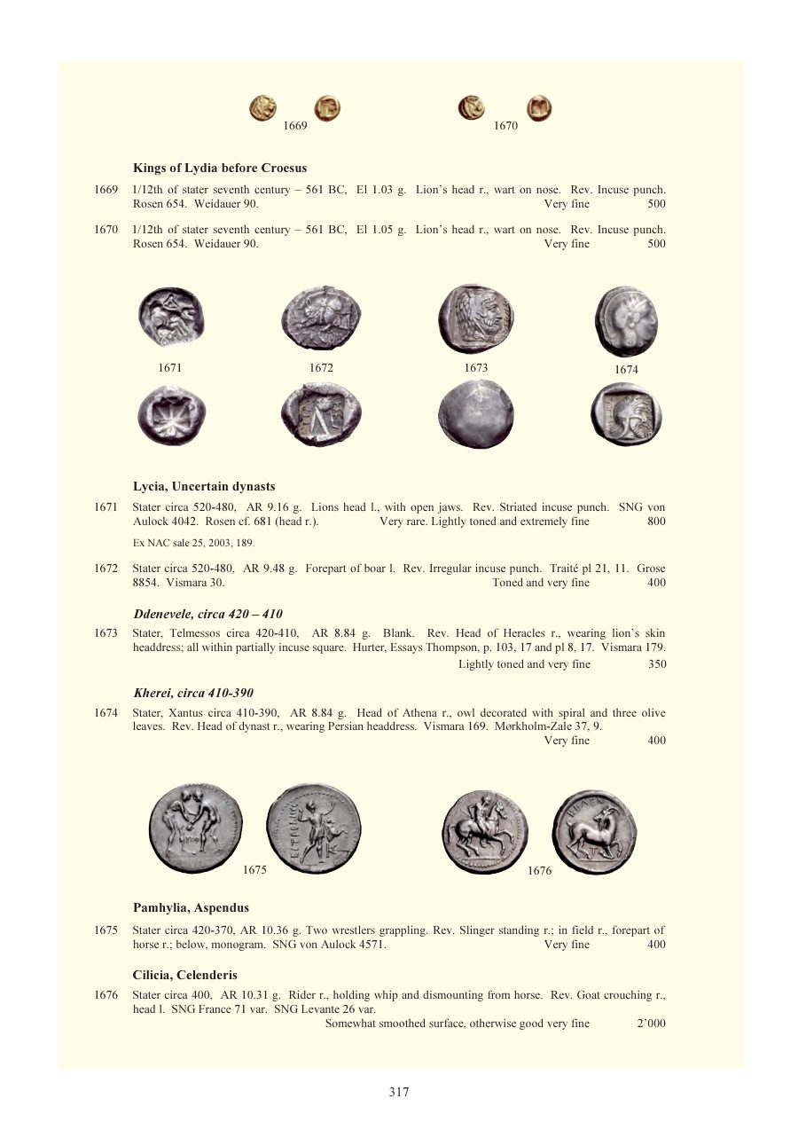 Numismatica Ars Classica Auction 59 (2011) page 318