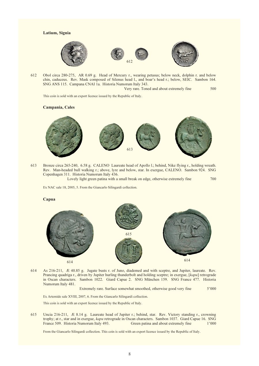 Numismatica Ars Classica Auction 64 (2012) page 9